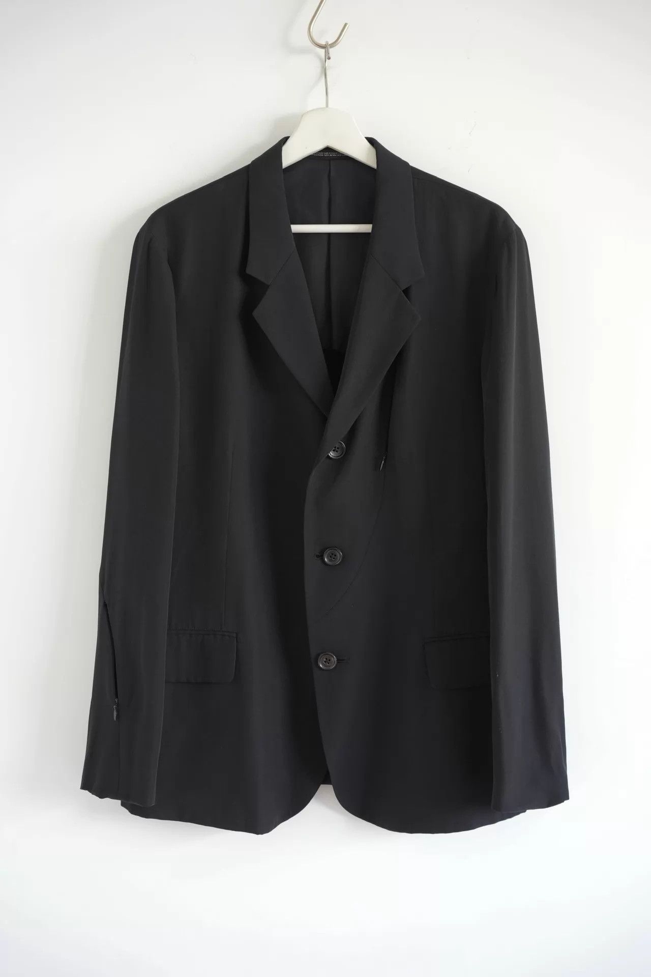 Yohji Yamamoto Yohji Yamamoto 99SS Pour Homme Arc Zip Blazer Size US S / EU 44-46 / 1 - 1 Thumbnail