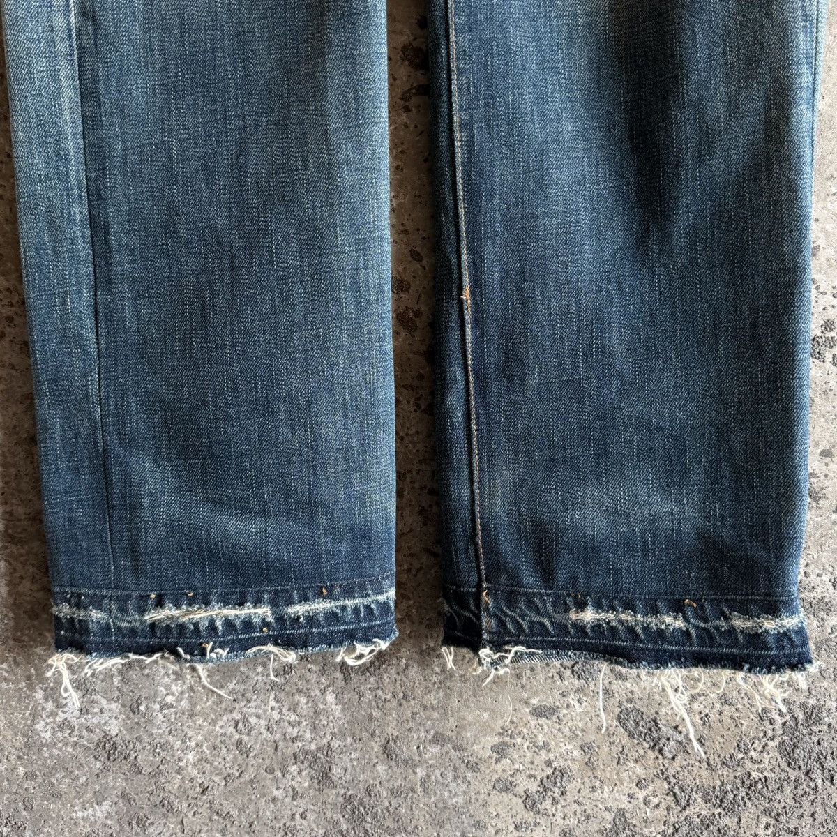 Dior Dior Homme THRASHED AW06 Cummerbund Denim By Hedi Slimane Size US 31 - 7 Thumbnail