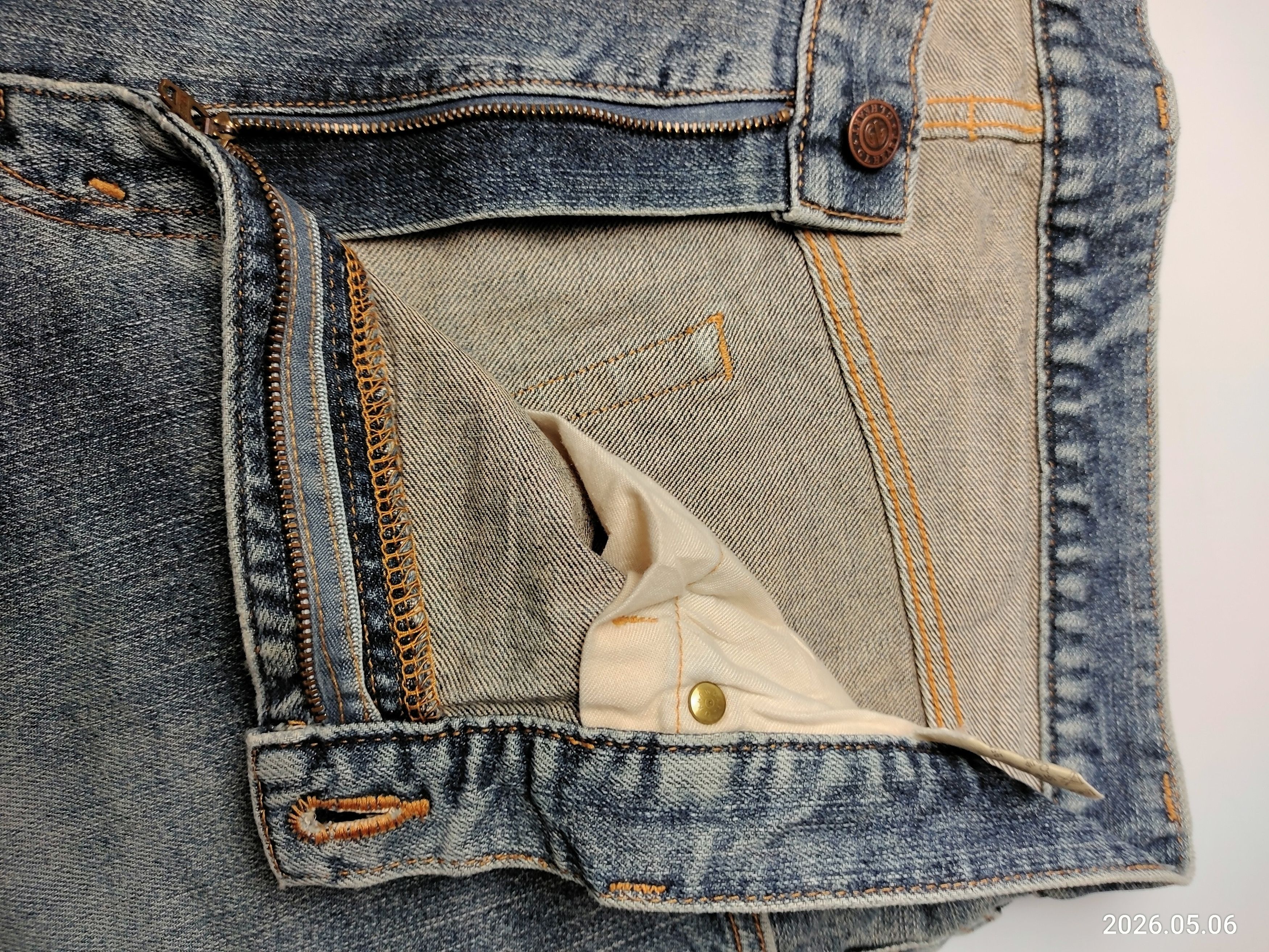 Vintage GL Heart distressed rusty mud denim pants Size US 32 / EU 48 - 9 Thumbnail