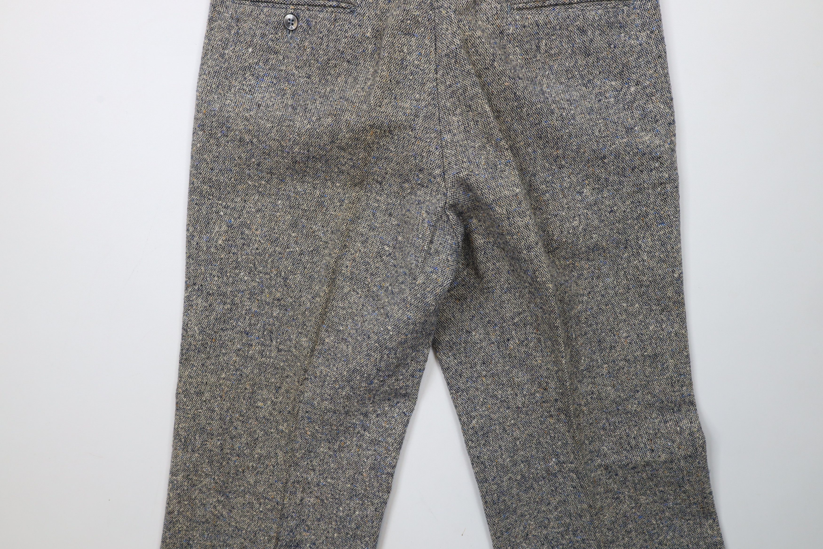 Vintage Vintage 60s 70s Fleck Wool Tweed Bell Bottoms Pants USA Size US 28 / EU 44 - 15 Thumbnail