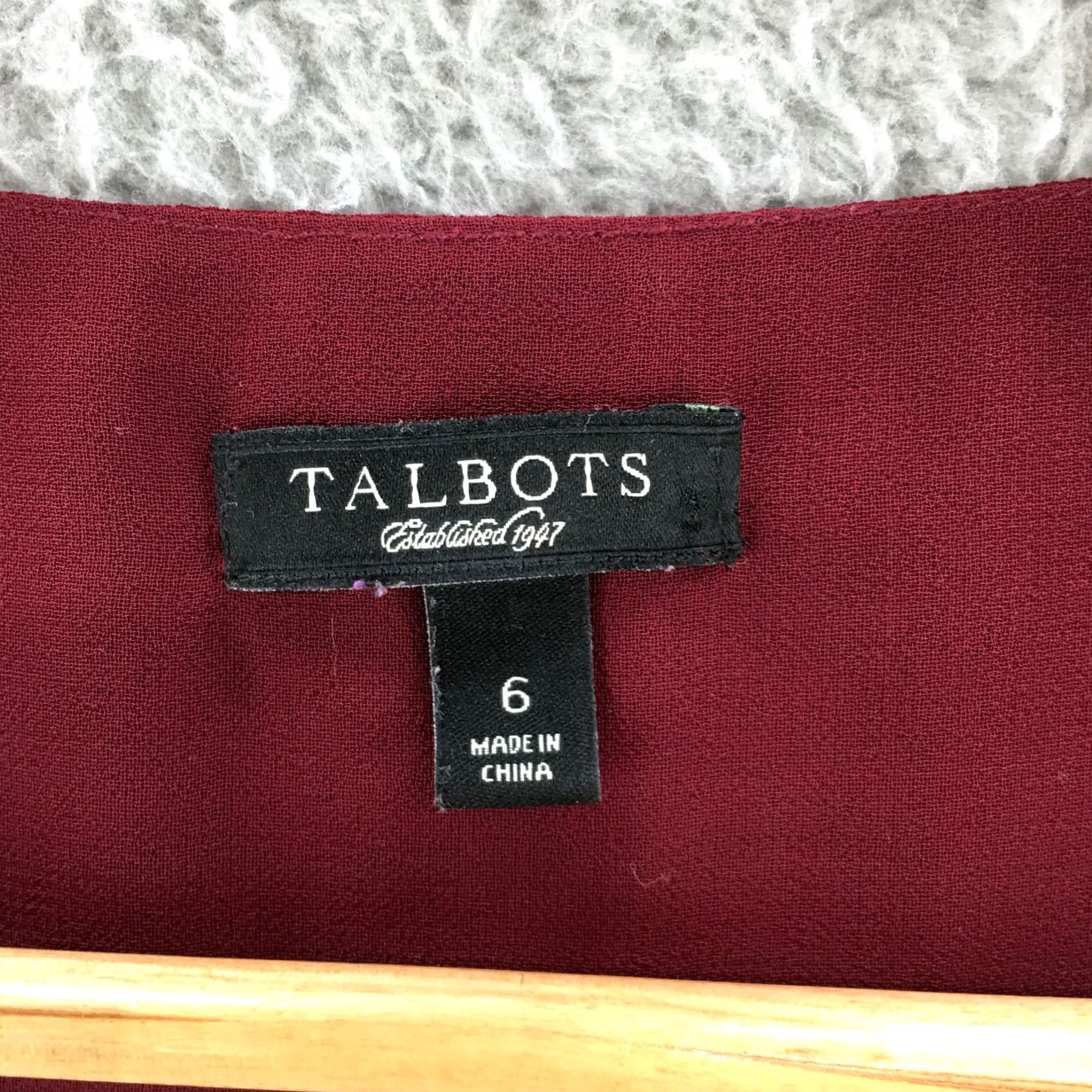 Talbots Talbots Tank Top Womens 6 Red Sleeveless Scoopneck Ruffle Casual Size M / US 6-8 / IT 42-44 - 5 Thumbnail
