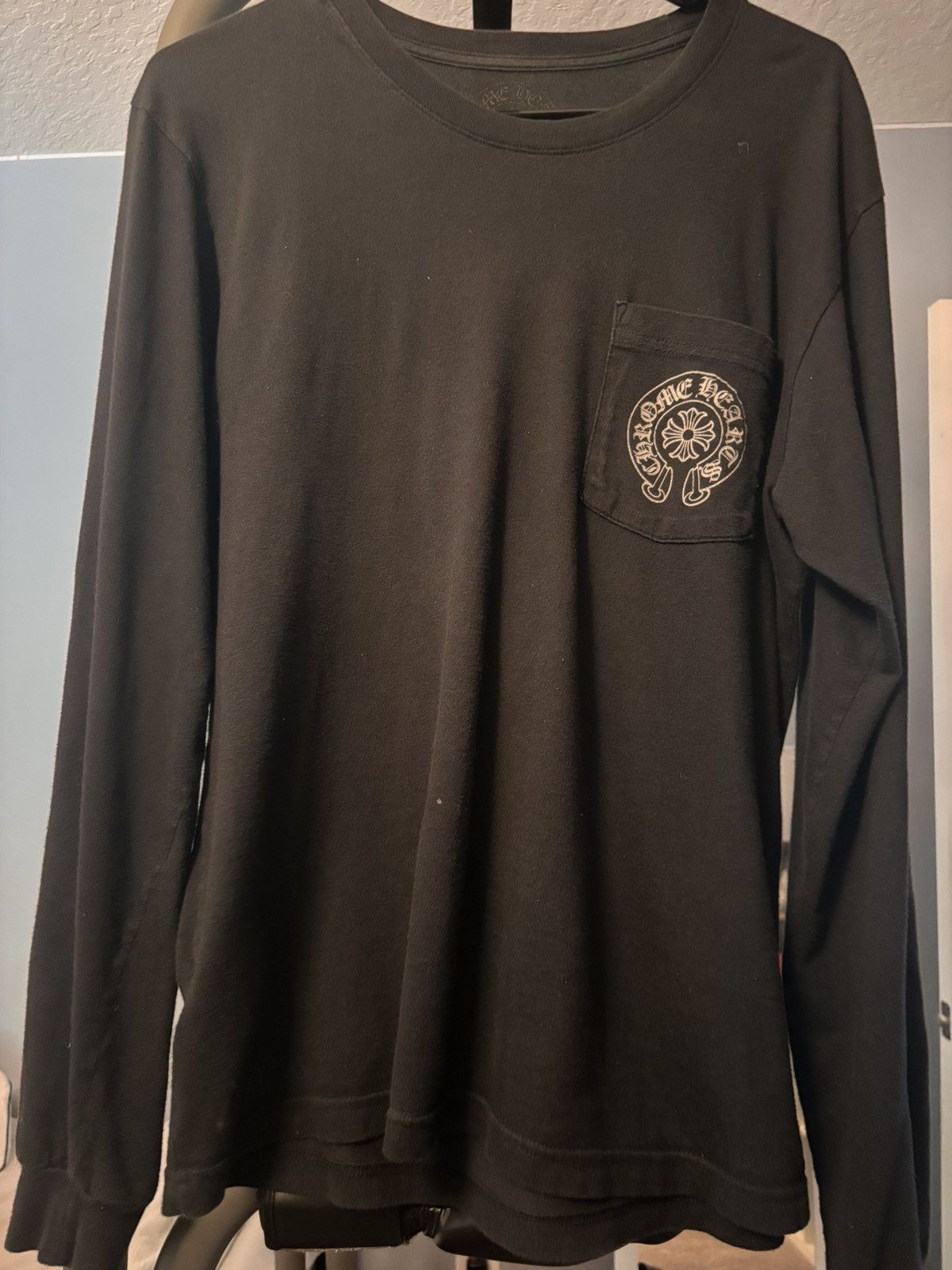 Chrome Hearts black long sleeve chrome hearts shirt Size US M / EU 48-50 / 2 - 1 Thumbnail