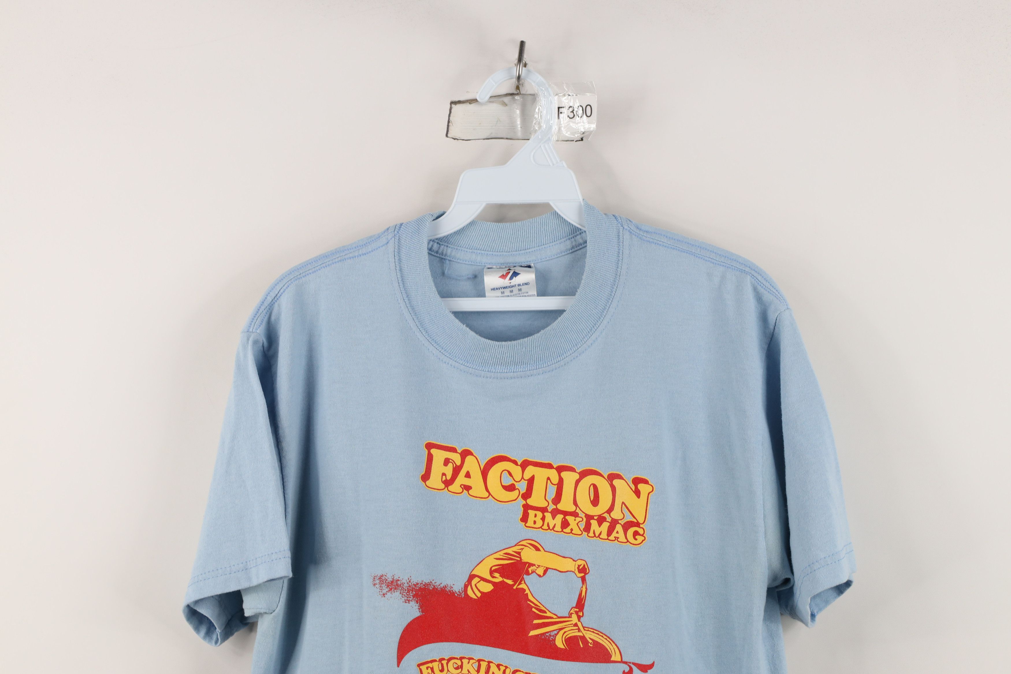 Vintage Vintage 90s Y2K BMX Mag F*ckin Sweet T-Shirt Light Blue Size US M / EU 48-50 / 2 - 2 Thumbnail