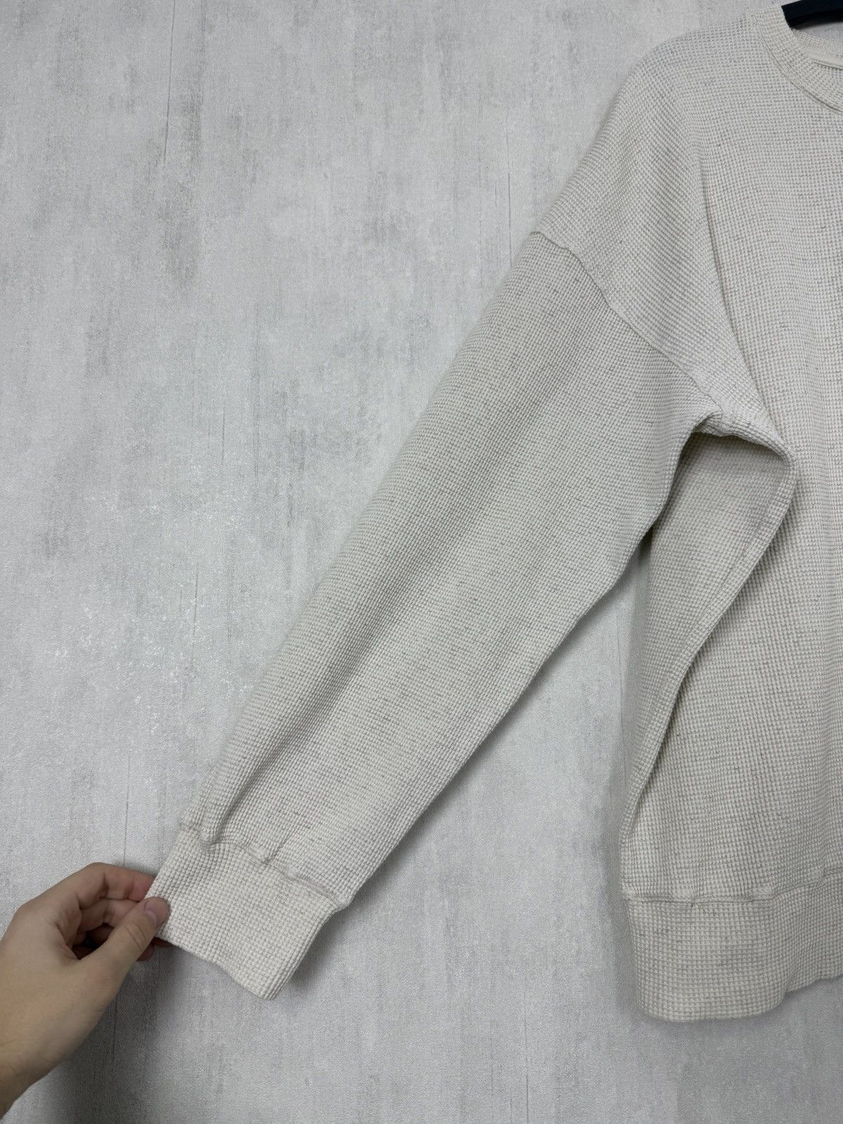 Universal Works Universal Works Men’s Waffle Knit Cotton Sweatshirt Size M Size US M / EU 48-50 / 2 - 6 Thumbnail