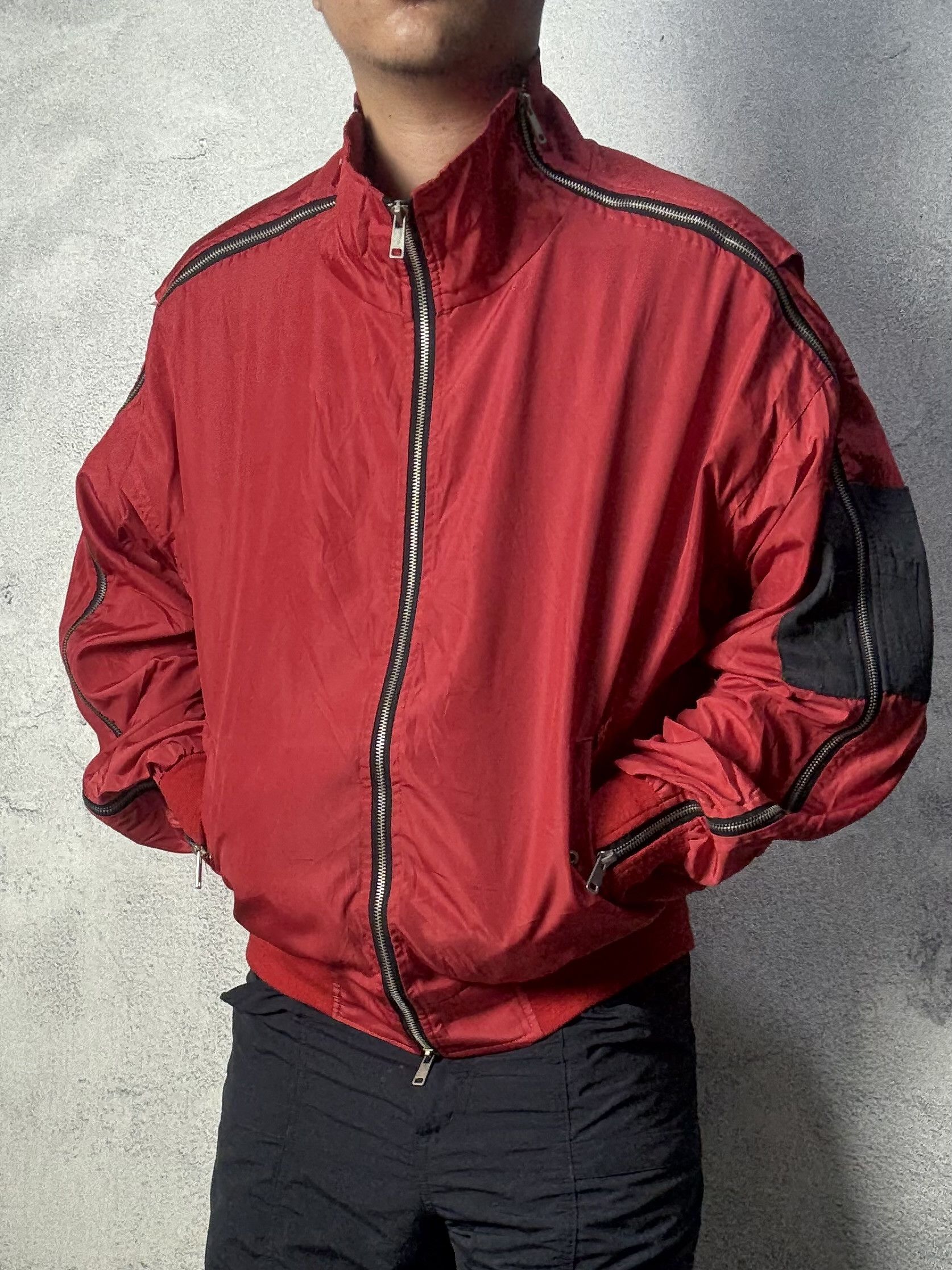 Japanese Brand Vintage SMK Studio Multi Zipper Jacket Size US M / EU 48-50 / 2 - 4 Thumbnail