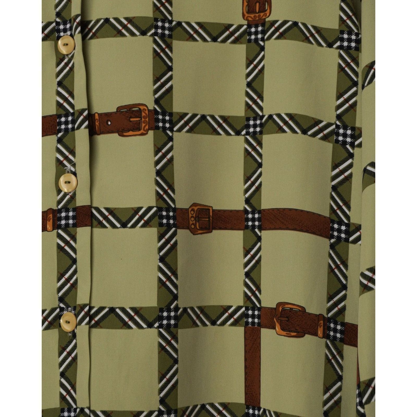 Burberry Vintage burberry silk check pattern long sleeve shirt Size M / US 6-8 / IT 42-44 - 4 Thumbnail