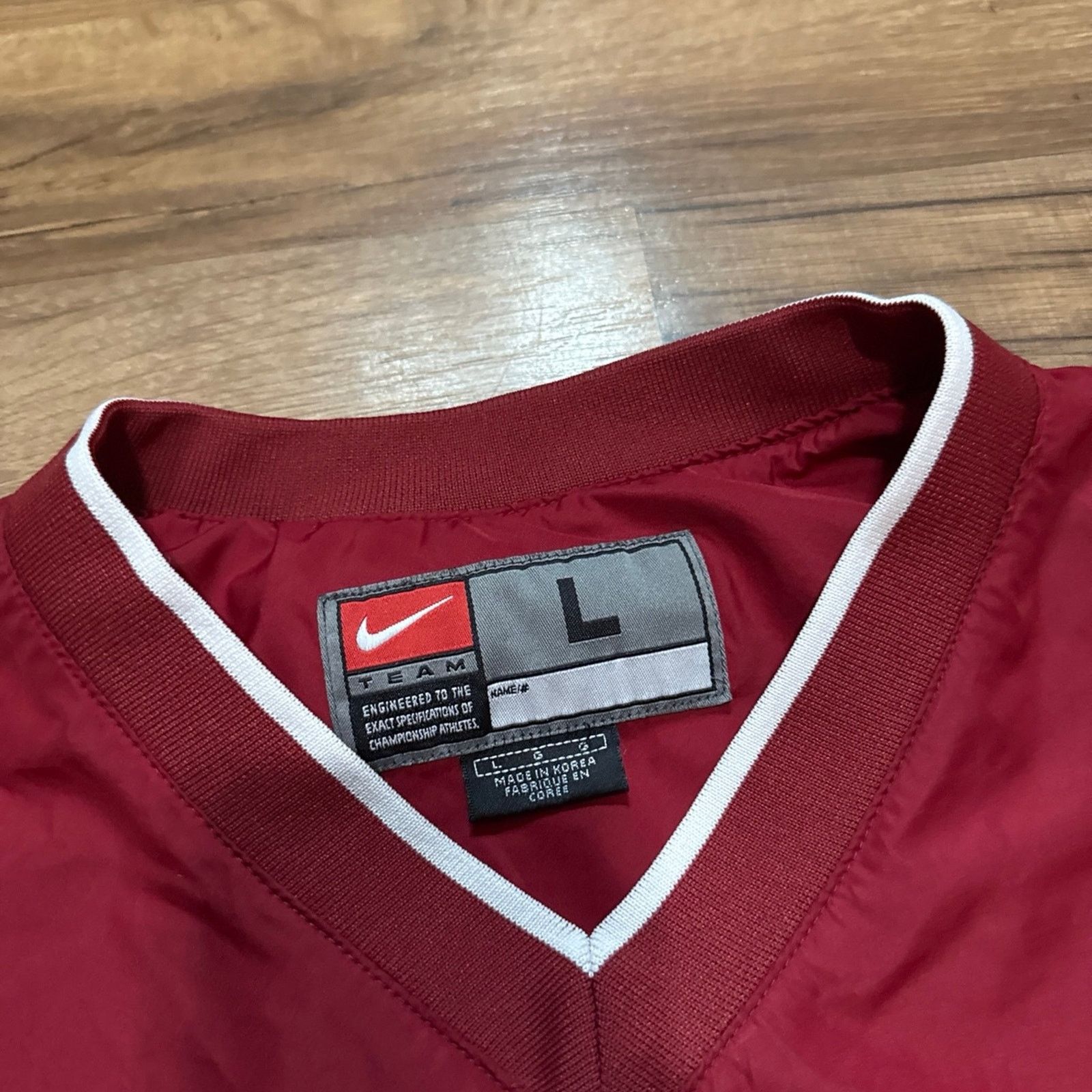 Nike 90s Nike Team Alabama Crimson Tide Clima Fit Windbreaker Size US L / EU 52-54 / 3 - 11 Thumbnail