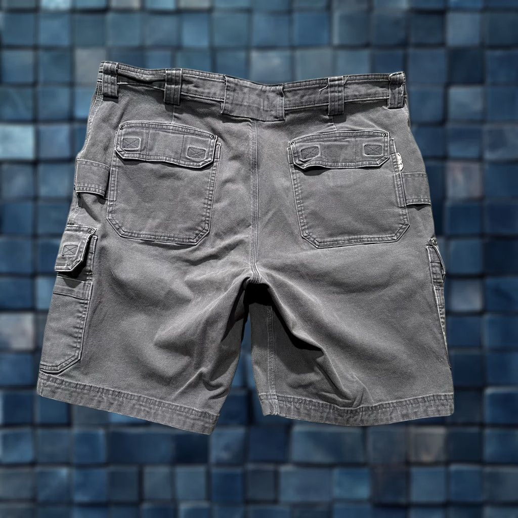 Vintage Duluth Cargo Shorts Mens 42 Gray Canvas Flex Fire Hose Relaxed Fit 11" Inseam Pockets Workwear Casual Size US 42 / EU 58 - 1 Thumbnail