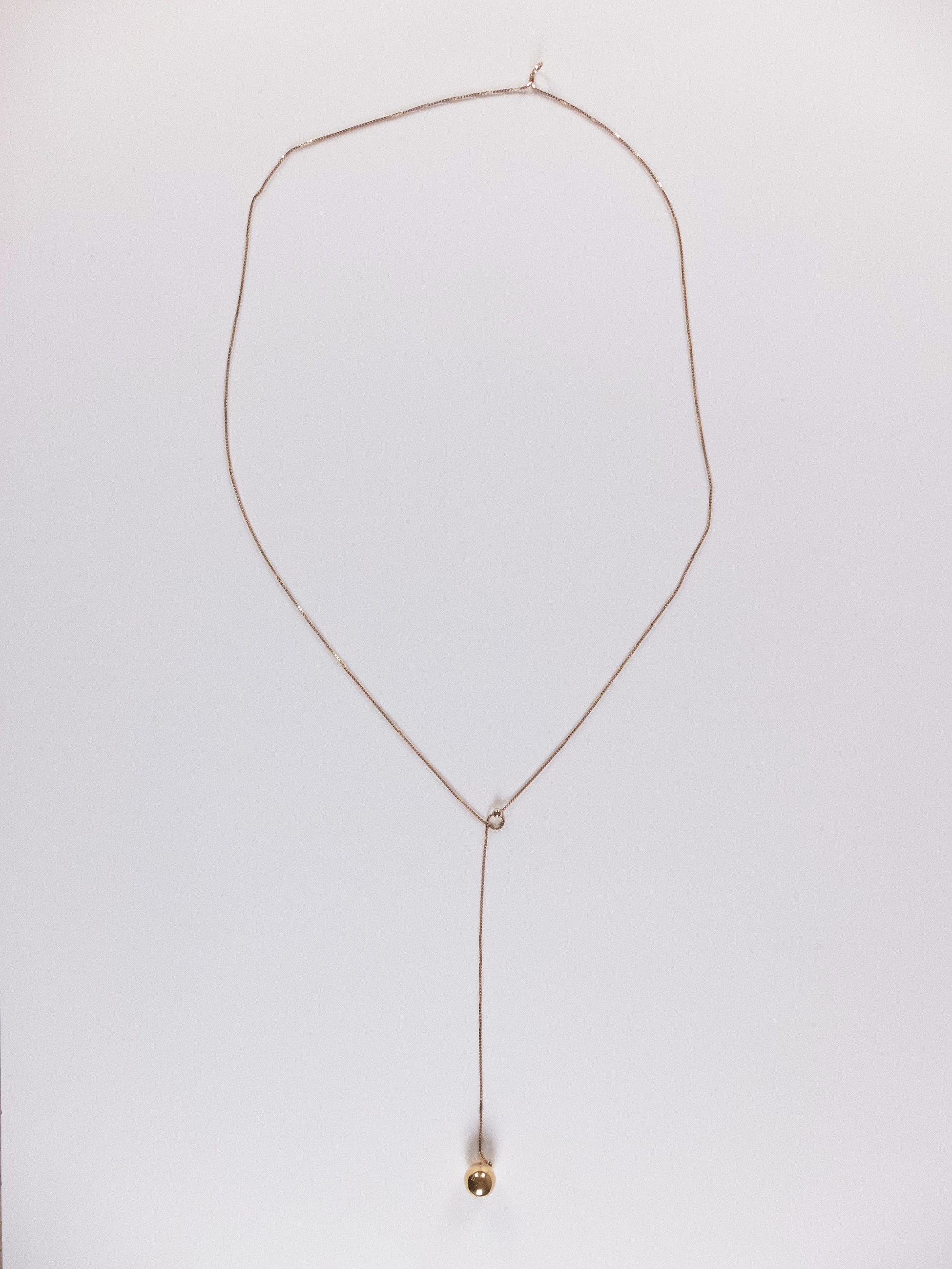Bottega Veneta BOTTEGA VENETA gold plated silver sphere pendant necklace q Size ONE SIZE - 3 Thumbnail