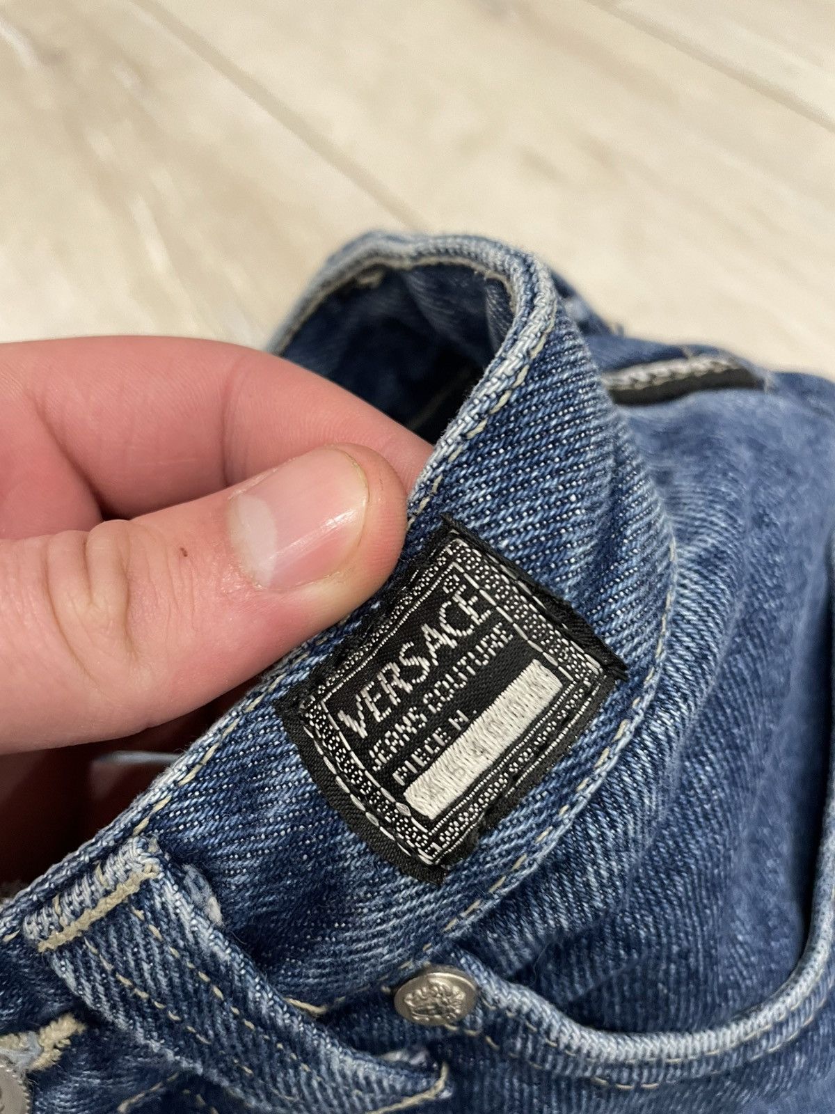 Versace Jeans Couture Vintage 90s Versace Jeans Couture Denim size 31 Size US 31 - 6 Thumbnail