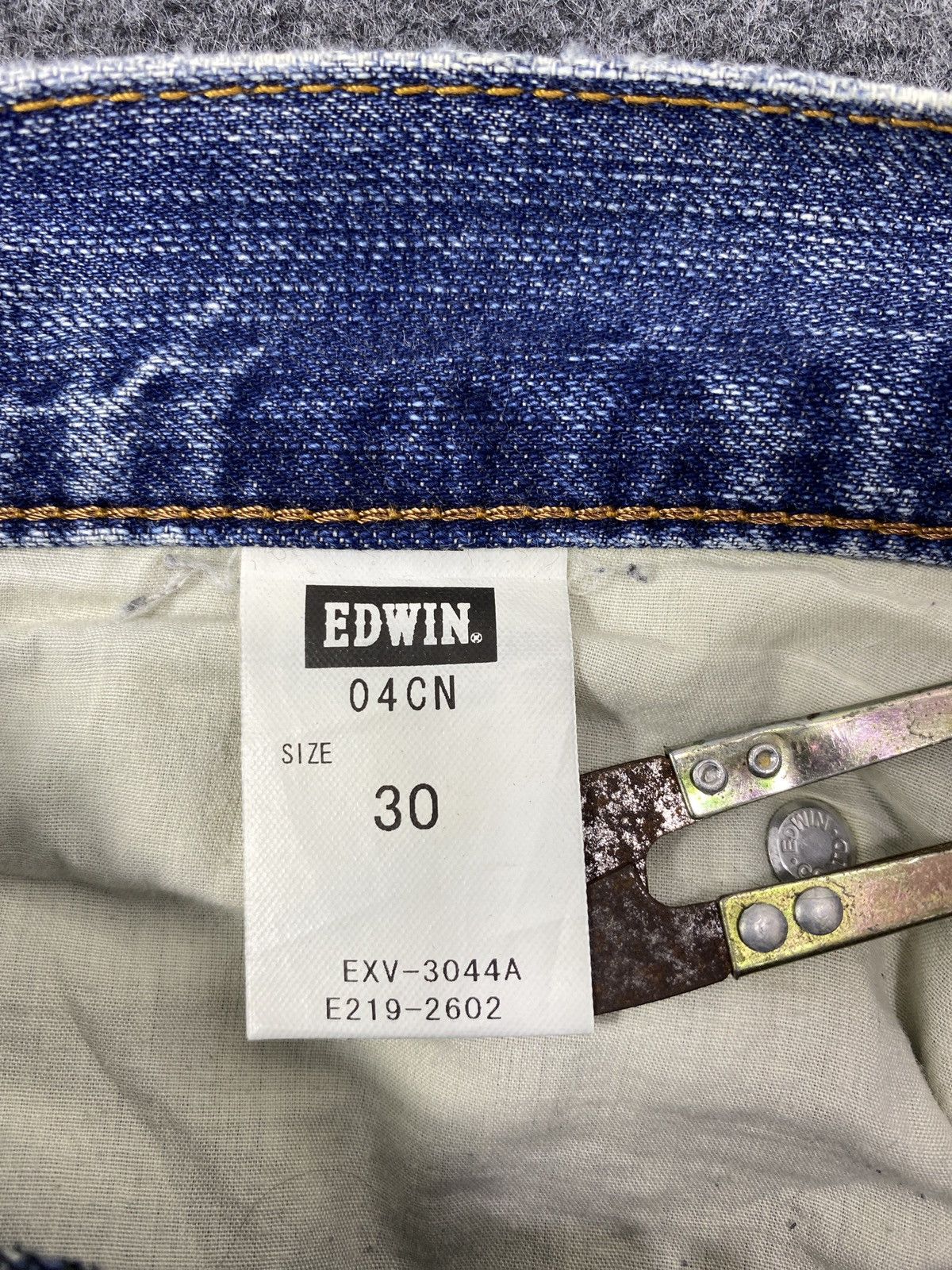 Edwin × Jean × Vintage Classic Noueau by Edwin Distress Blue Wash Denim - J975 Size US 34 / EU 50 - 7 Thumbnail