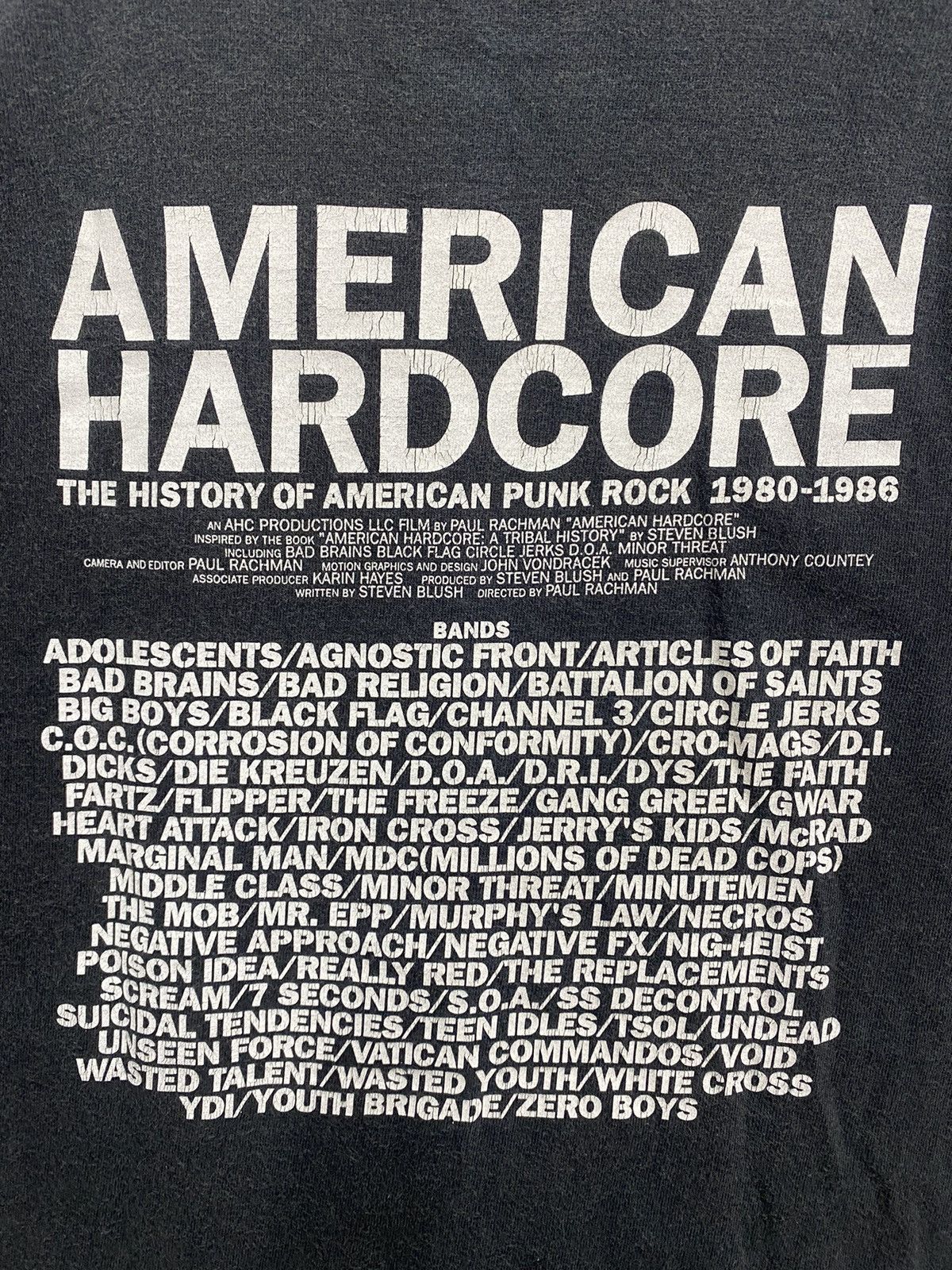 Band Tees 💥VINTAGE American HARDCORE PUNK ROCK 1980-1986 rare shirt Size US M / EU 48-50 / 2 - 4 Thumbnail