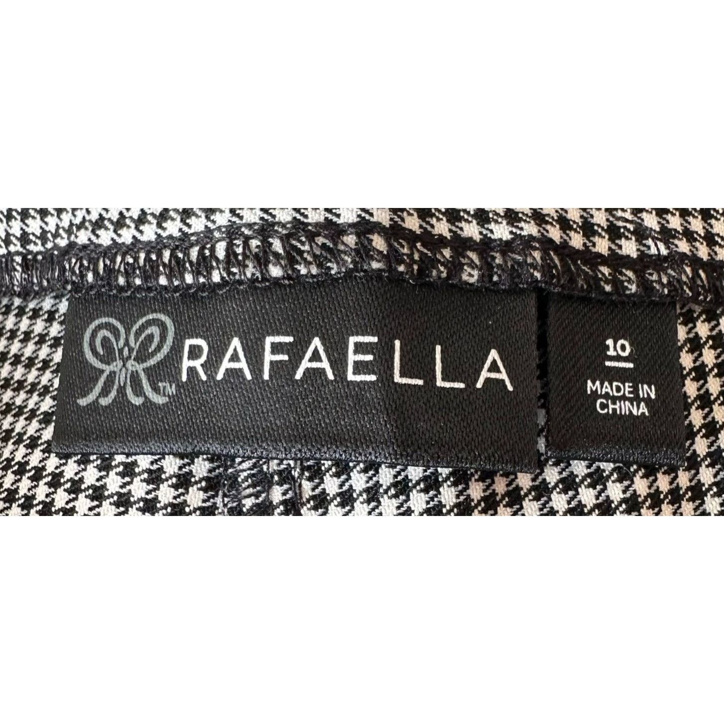 Other NWT Rafaella Houndstooth Shorts Size 10 Stretch High Waist B Size 32" / US 10 / IT 46 - 12 Thumbnail