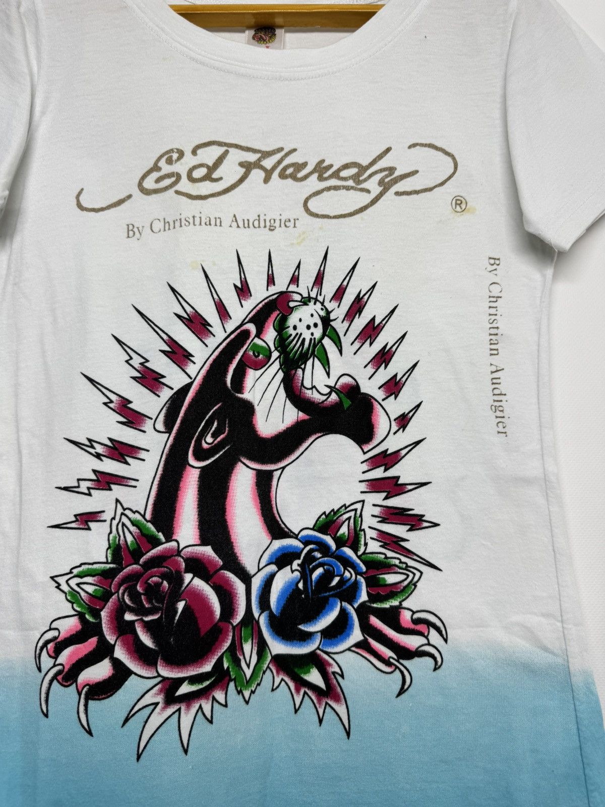Ed Hardy Vintage Ed Hardy by Christian Audigier T-Shirt Size L / US 10 / IT 46 - 3 Thumbnail