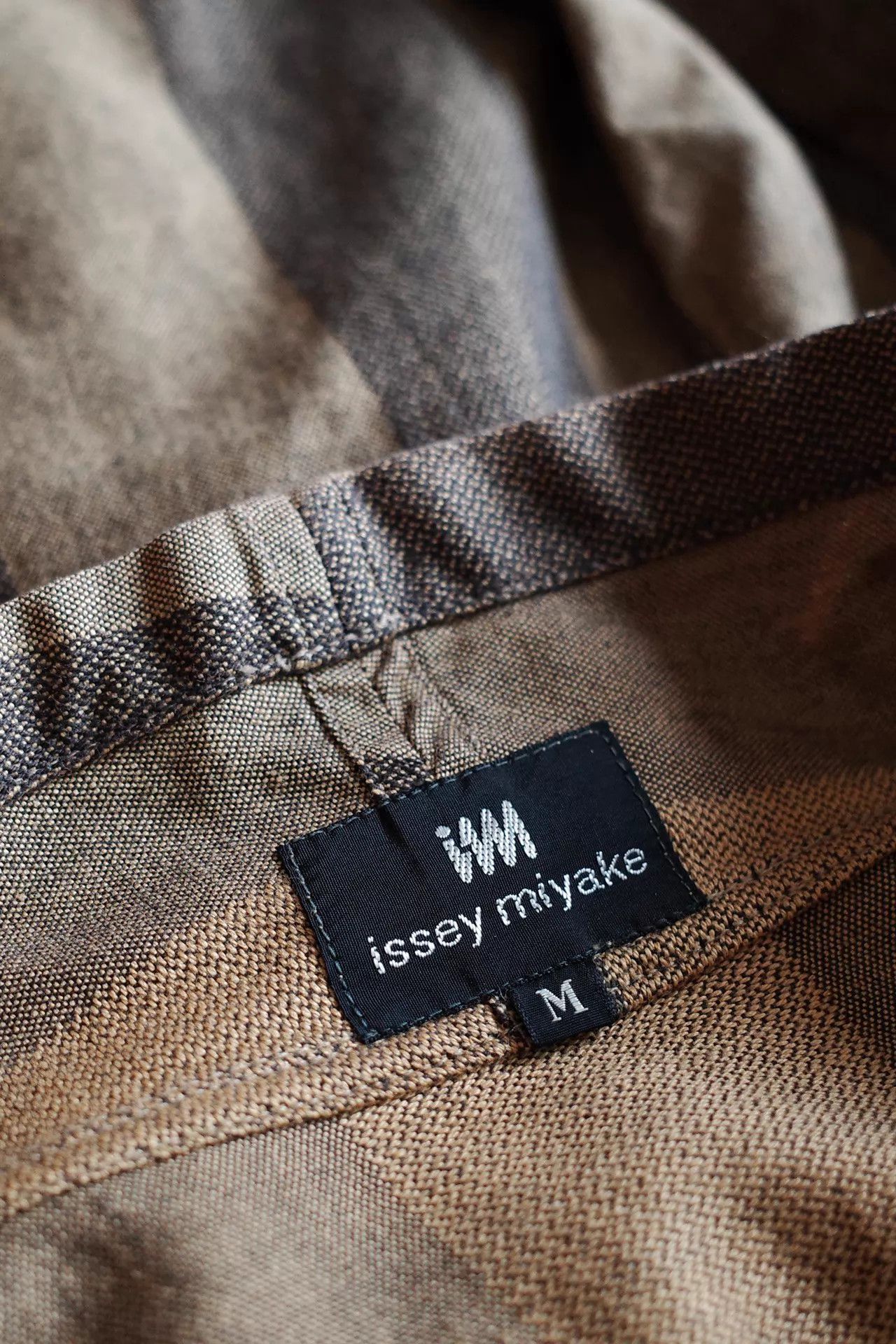 Issey Miyake Issey Miyake 90s Collar Shirt M Black Brown & Bronze Yellow Size US M / EU 48-50 / 2 - 6 Thumbnail