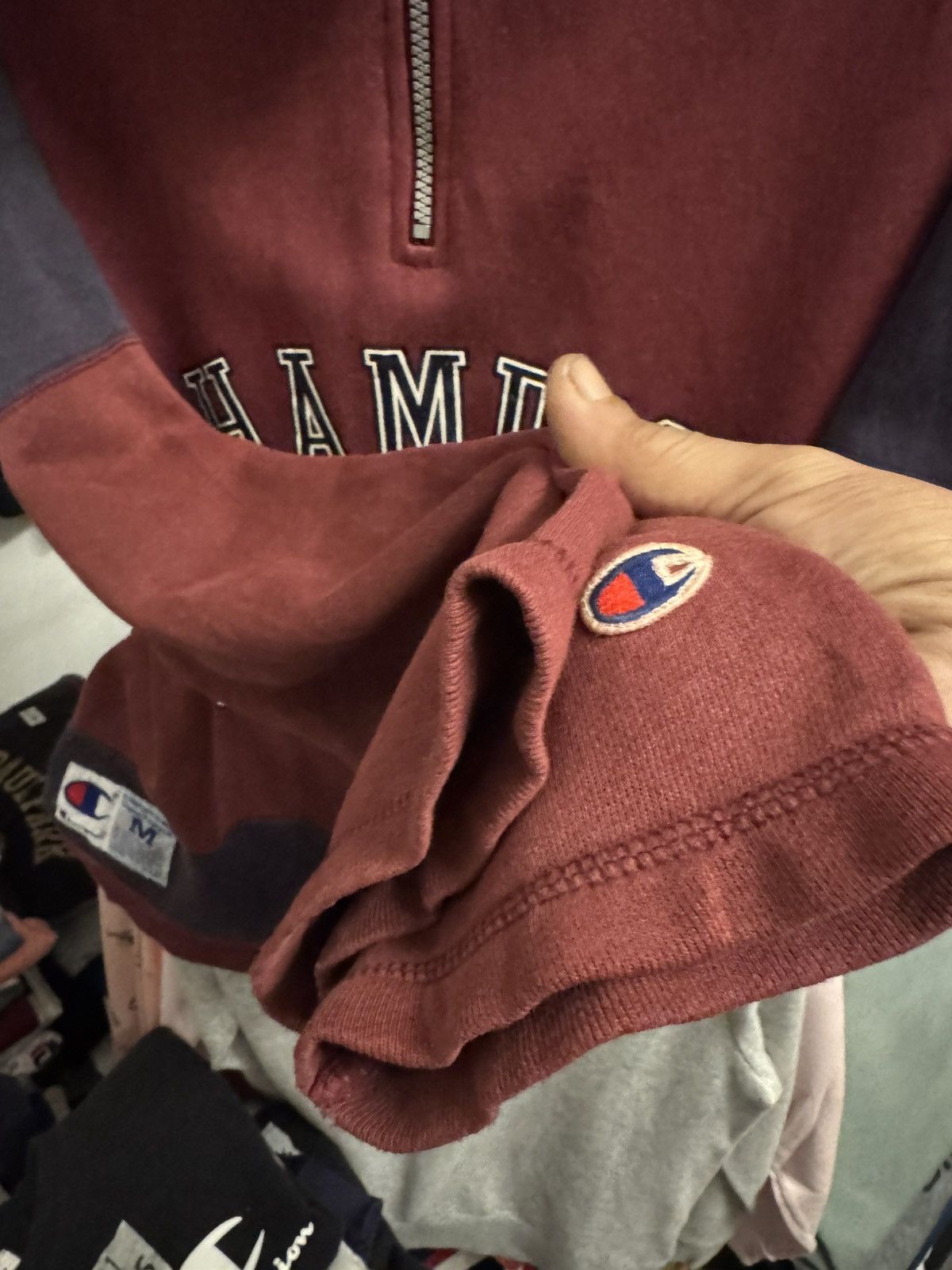 Other USA Champion half-zipper vintage Size US M / EU 48-50 / 2 - 4 Thumbnail