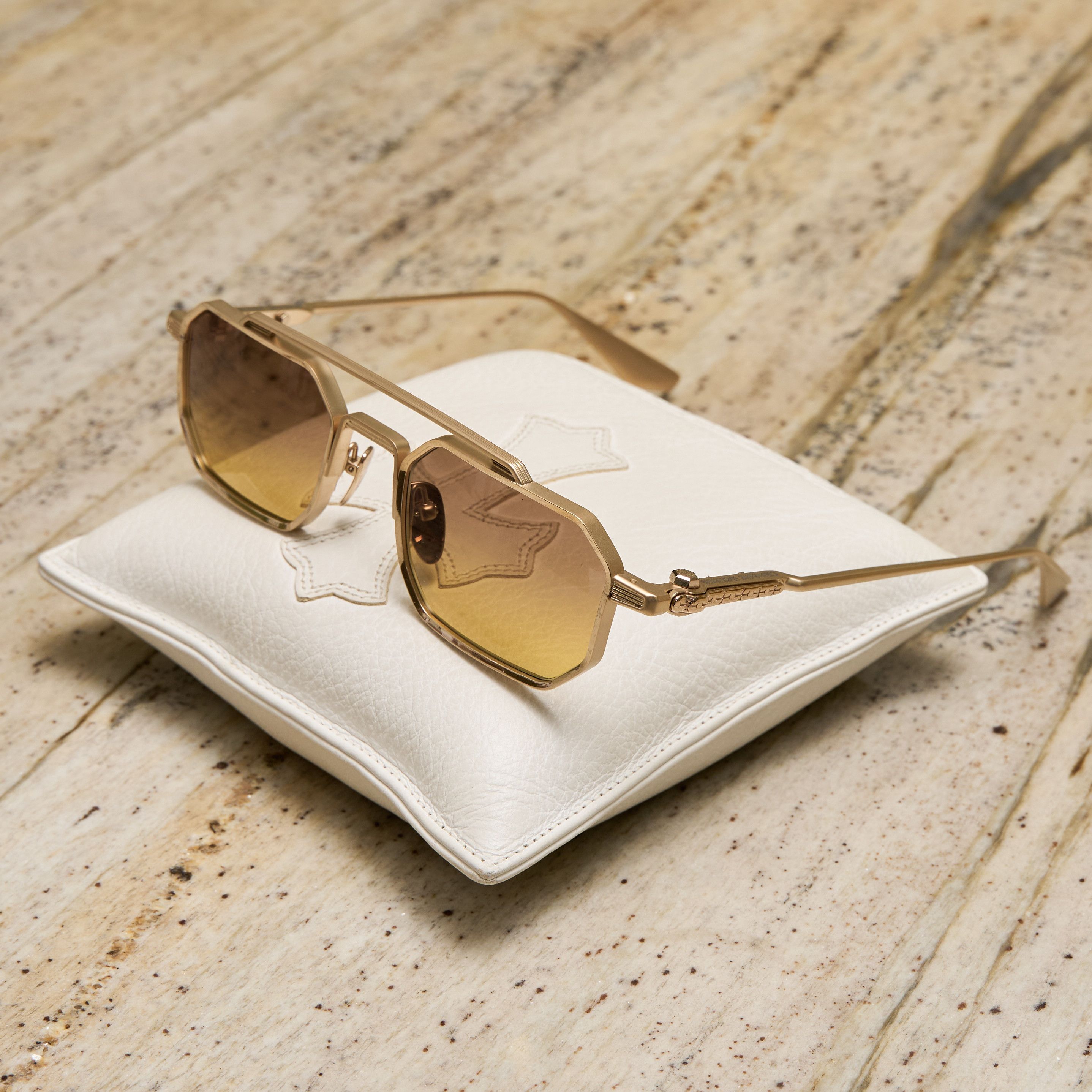 CHROME HEARTS RUMP GOLD PLATED/MATTE GOLD PLATED