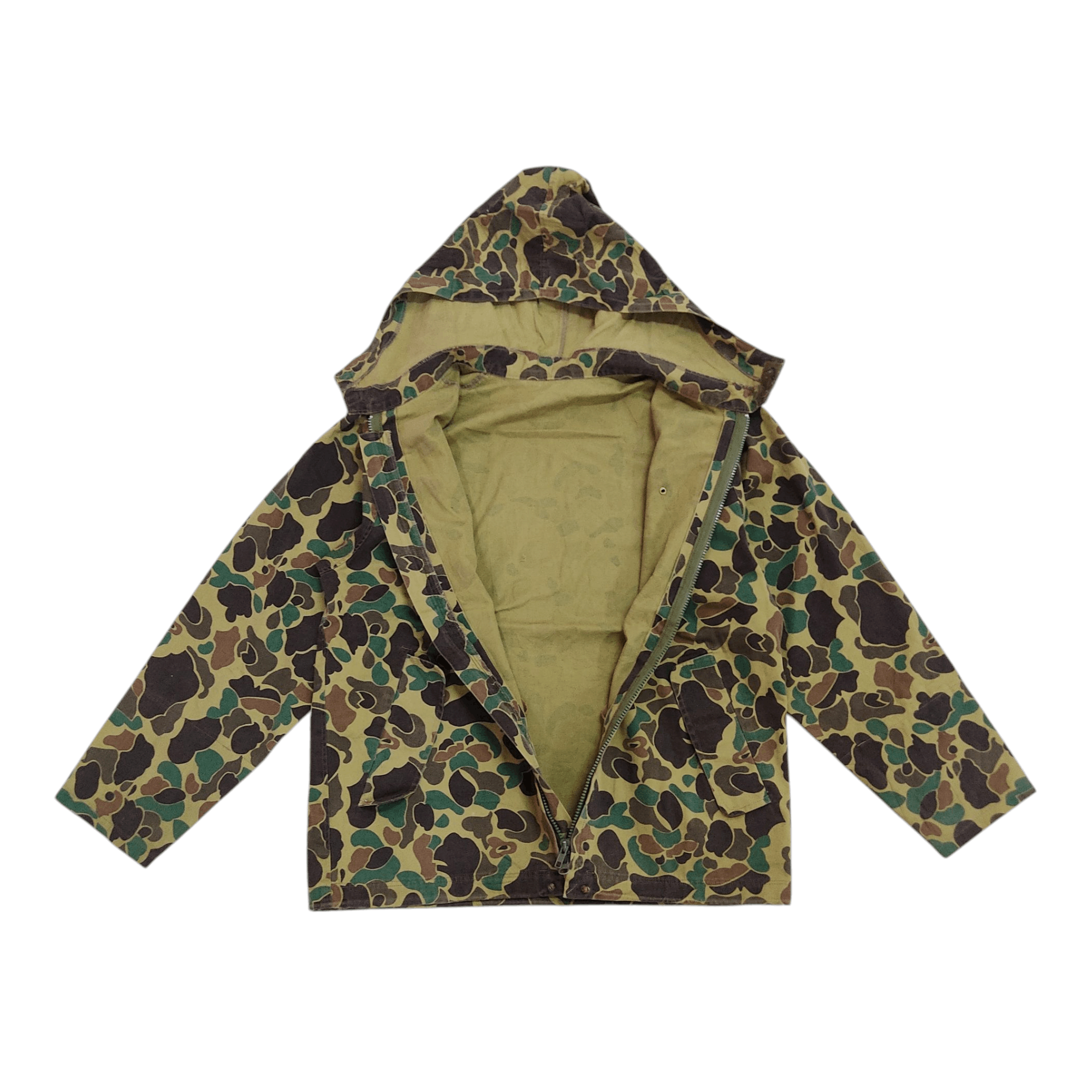 Japanese Brand Vintage Japanese Camo Hunting Hooded Jacket Size US M / EU 48-50 / 2 - 7 Thumbnail