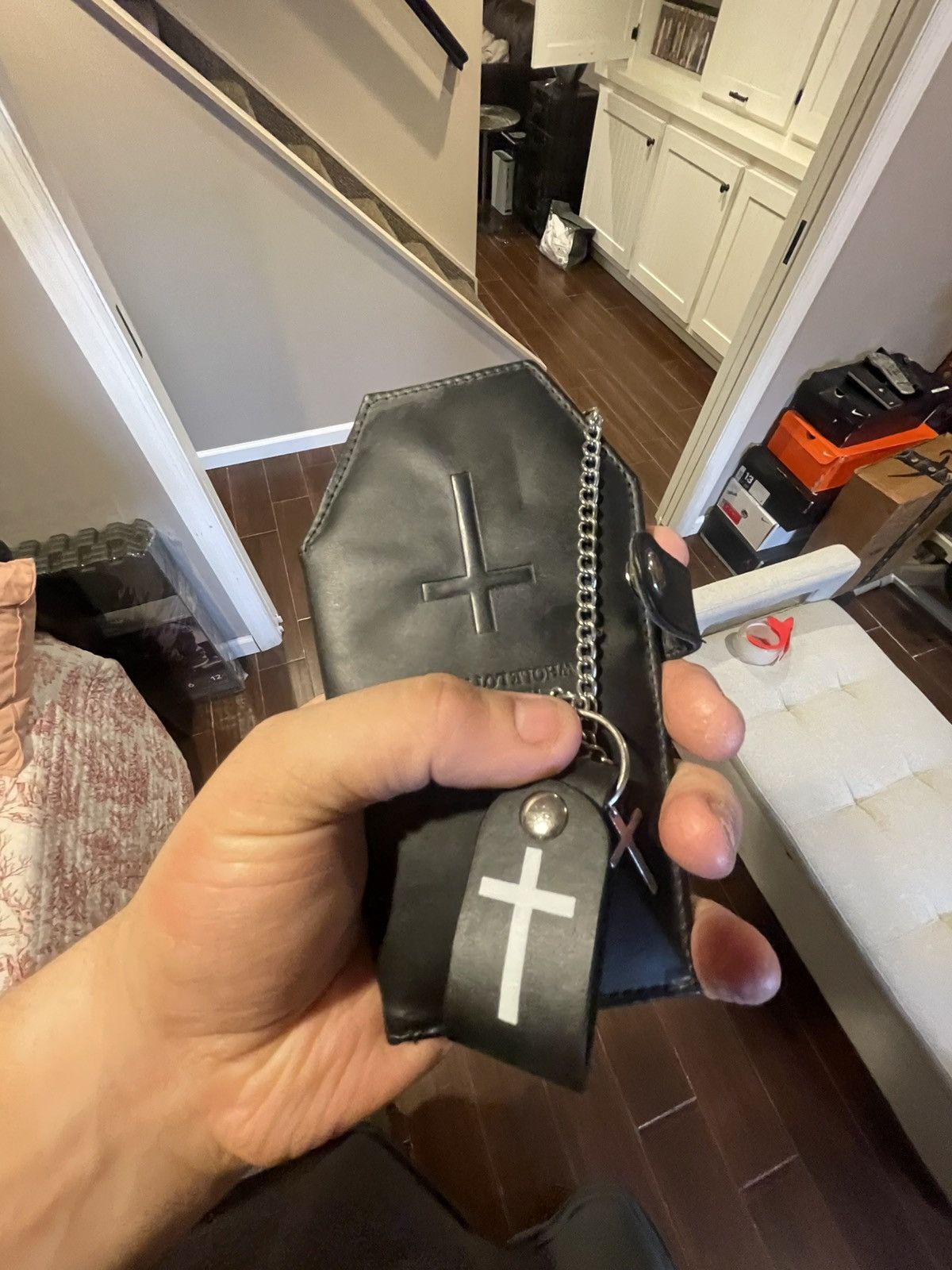 Playboi Carti Playboi Carti WLR Opium Coffin Wallet w/ Chain (Snap Issue) Size ONE SIZE - 1 Thumbnail