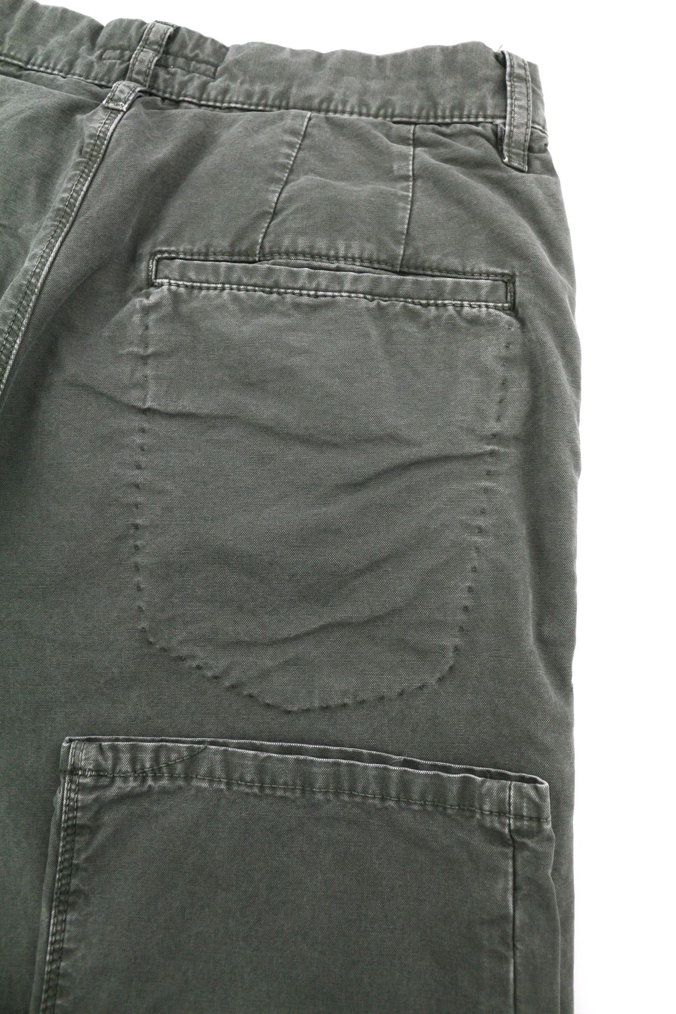 Nudie Jeans KHAKI REGULAR W30/L34 Organic Olive Crisp Trousers 82661 Size US 30 / EU 46 - 5 Thumbnail