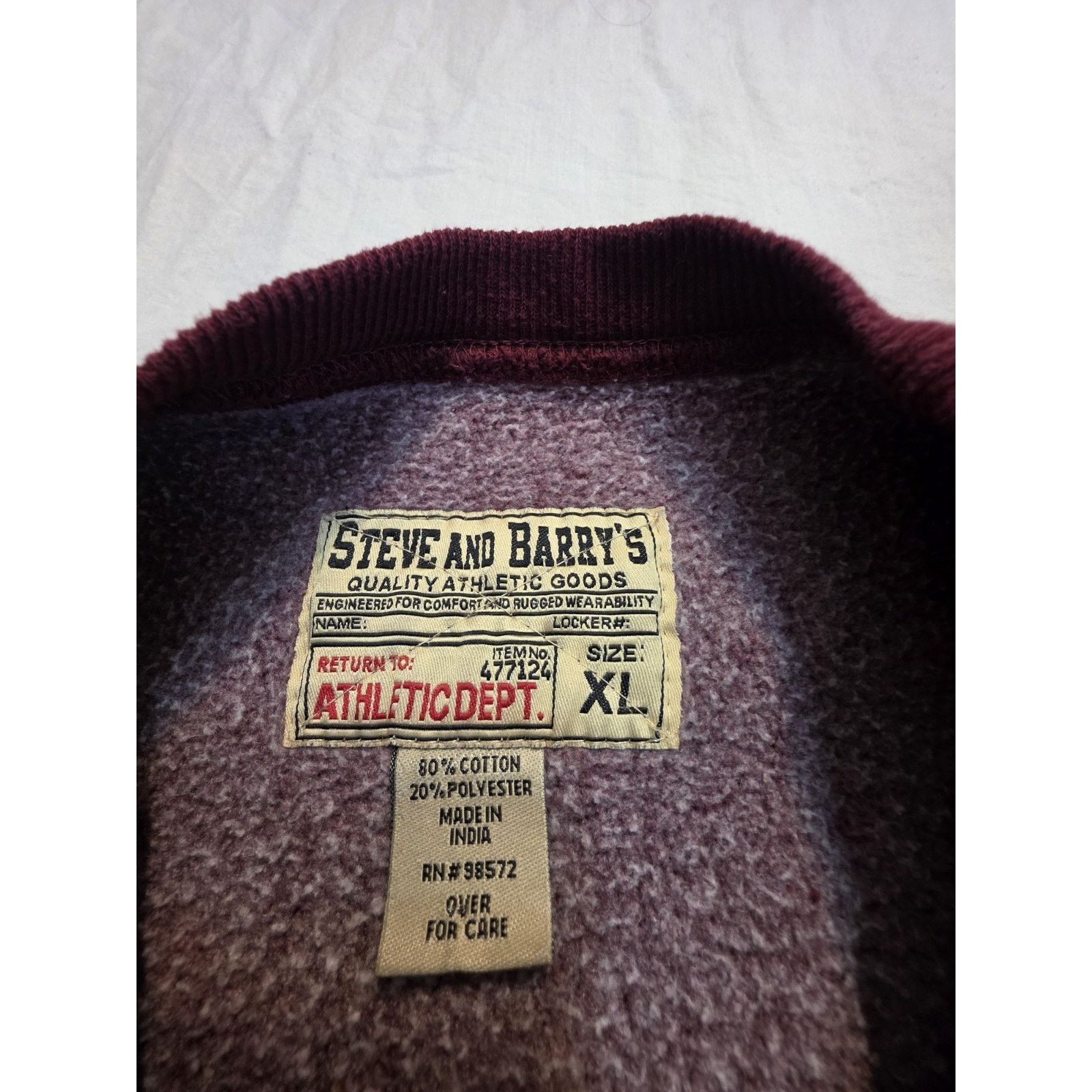 Steve And Barrys Florida State Steve And Barrys Men's Size Xl Burgundy Size 46 - 3 Thumbnail