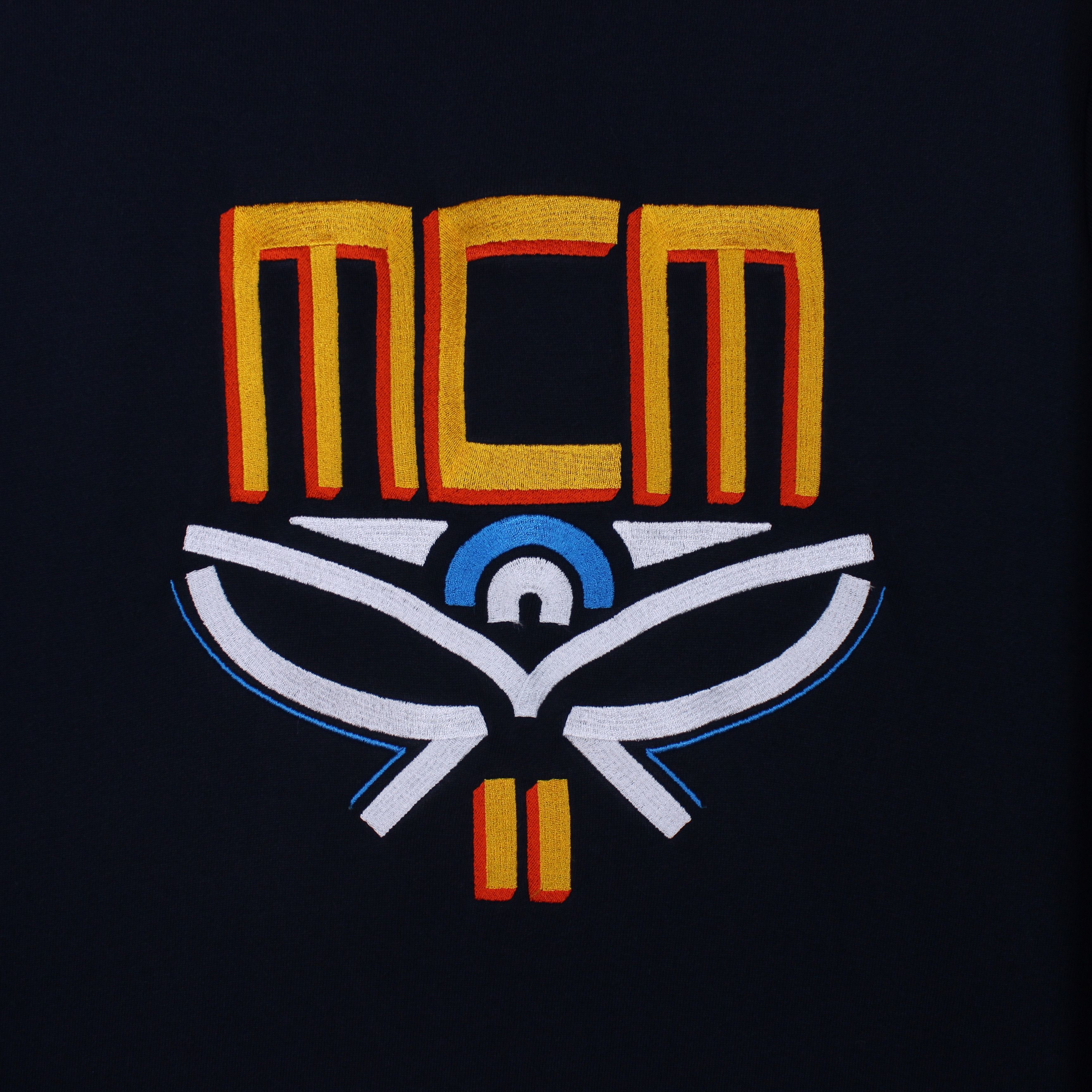 MCM MCM Men Geo Laurel Sweatshirt Blue centr logo M Size US M / EU 48-50 / 2 - 5 Thumbnail