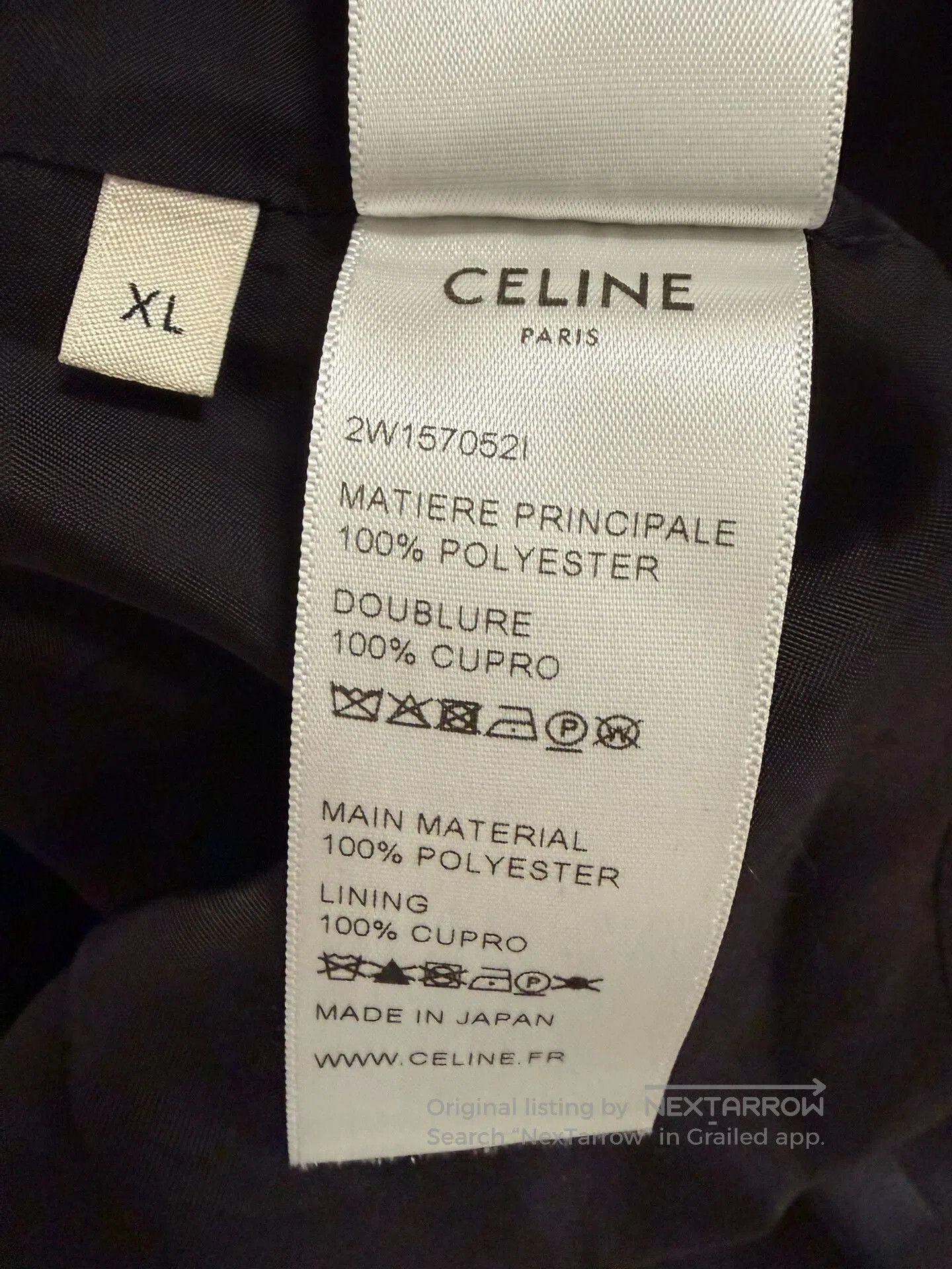 Celine Celine Black Teddy Jacket Unisex XL. Size US XL / EU 56 / 4 - 5 Thumbnail