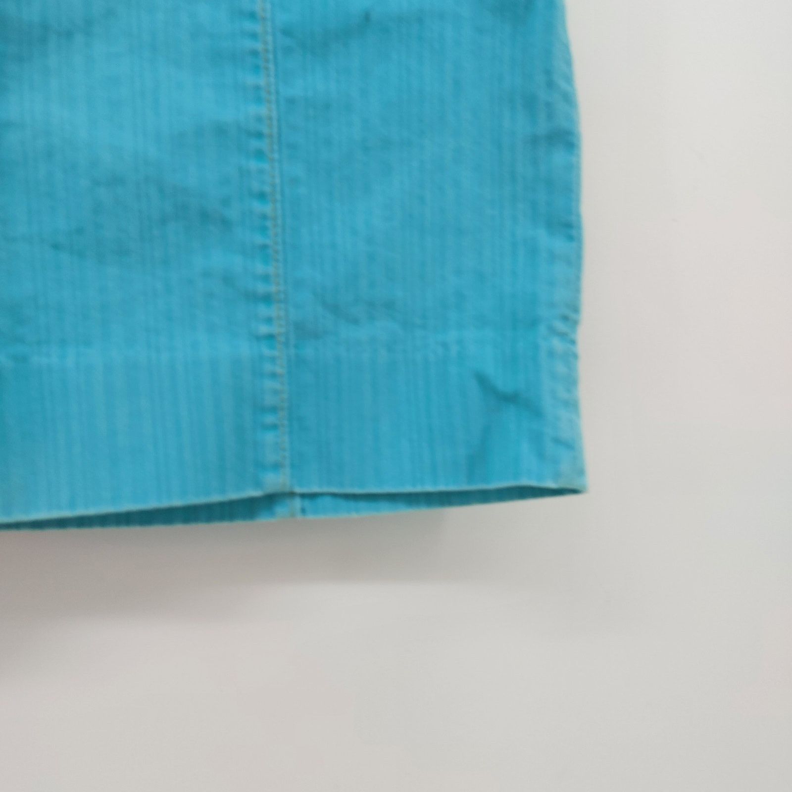 Gap Y2K GAP Turquoise Blue Micro Short Mini Skirt Denim Size 8 Size 30" / US 8 / IT 44 - 8 Thumbnail