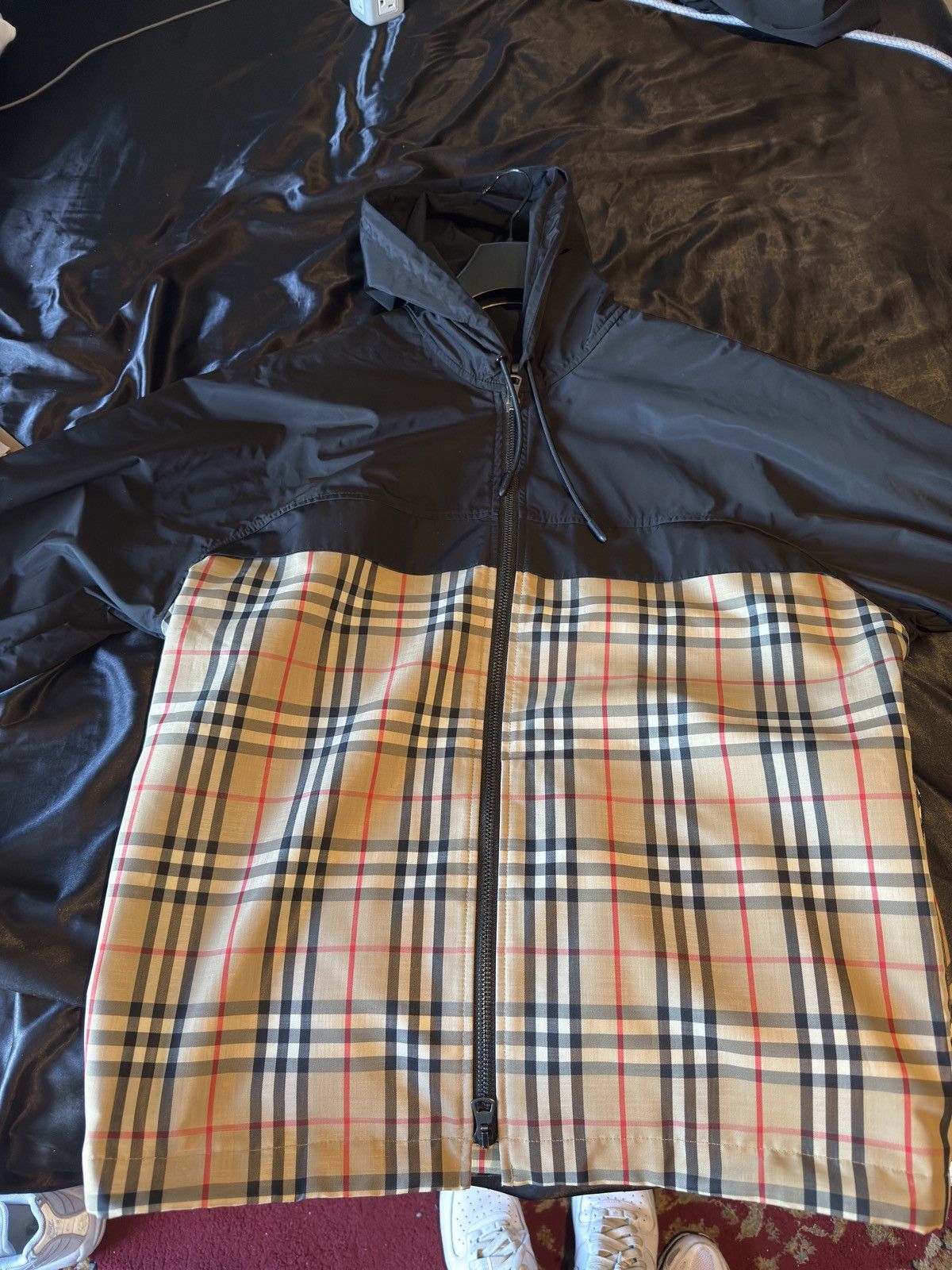 Burberry Burberry check windbreaker jacket Size US M / EU 48-50 / 2 - 1 Thumbnail
