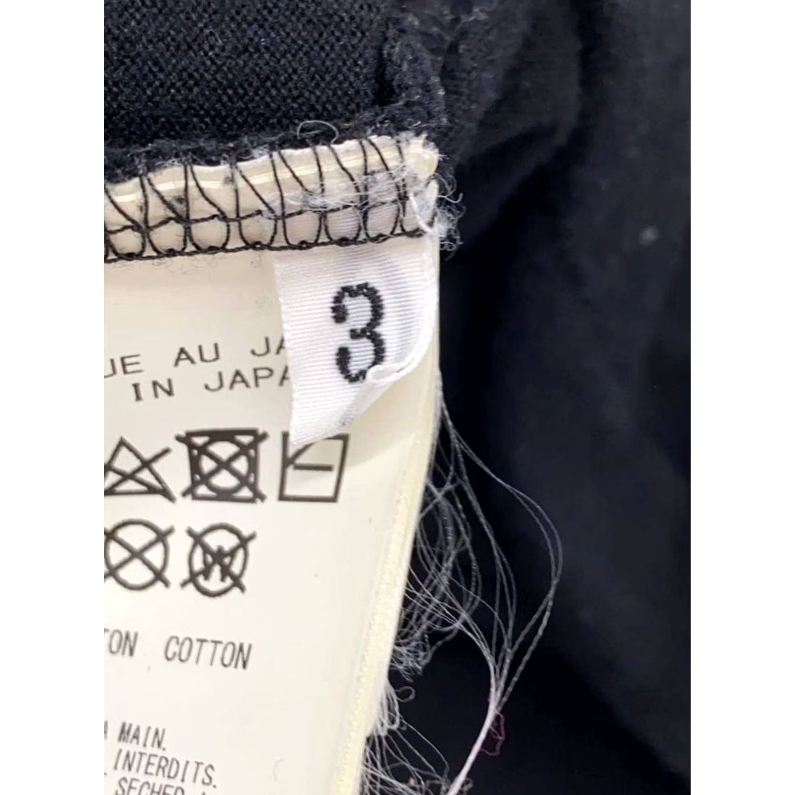 Yohji Yamamoto Yohji Yamamoto Black Long-Sleeved Shirt Men's Size M Cotton Scandal Vintage? Size US M / EU 48-50 / 2 - 4 Thumbnail