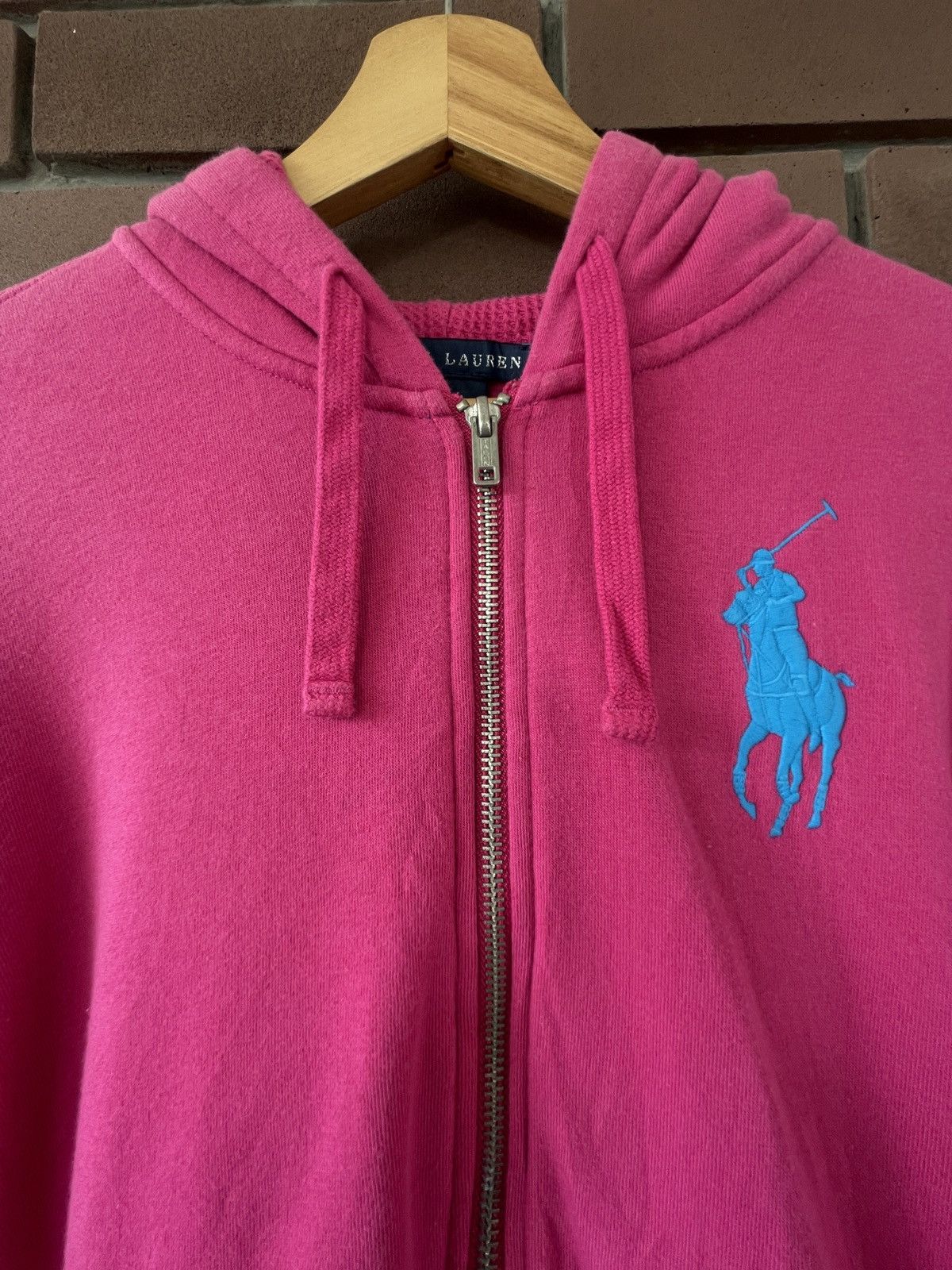 Polo Ralph Lauren Ralph Lauren Pink Zip-Up Hoodie Size S / US 4 / IT 40 - 2 Thumbnail