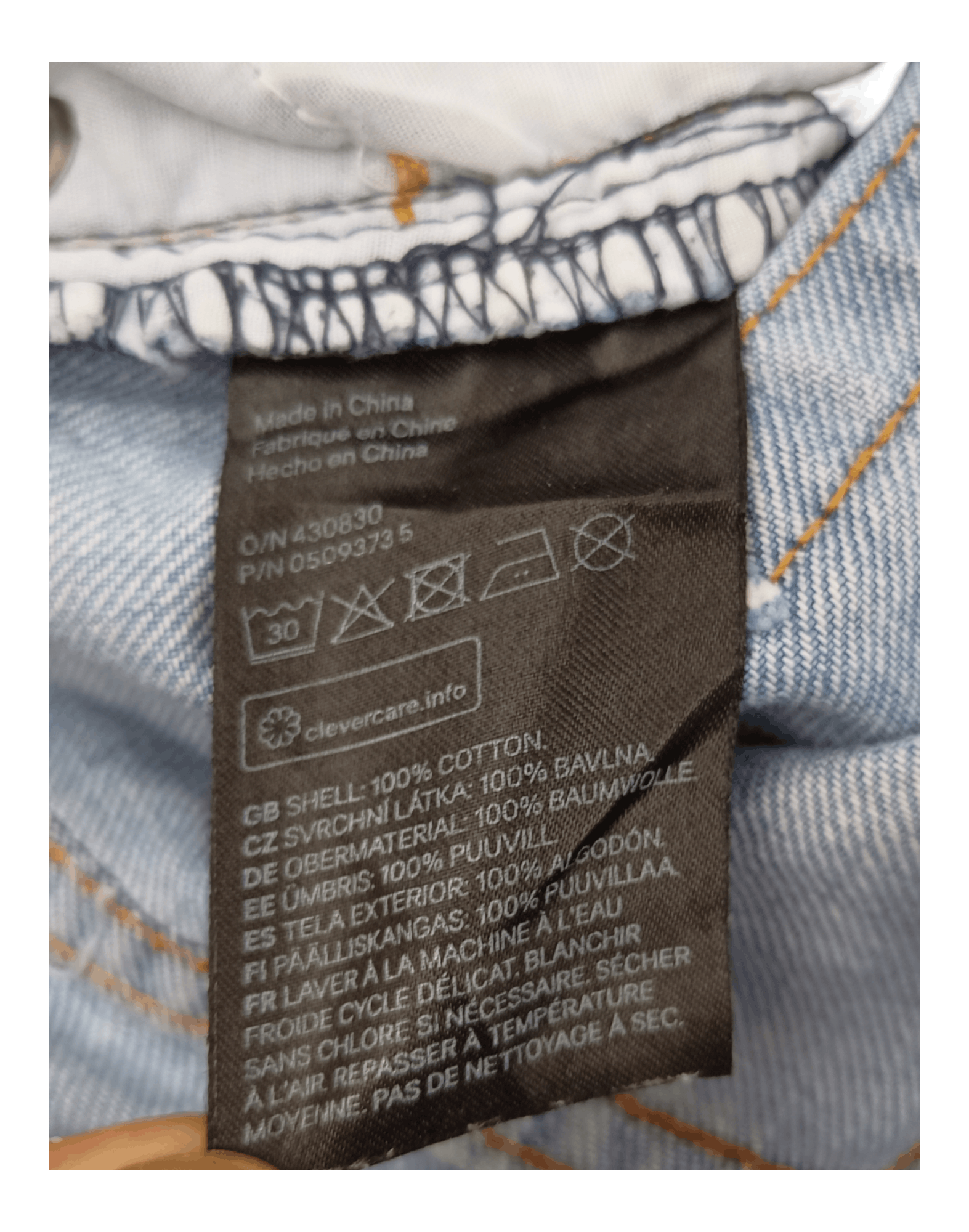 Divided LOONEY TUNES BUGS BUNNY Hip Hop Baggy Street Fashion Jeans Size 31" - 16 Thumbnail