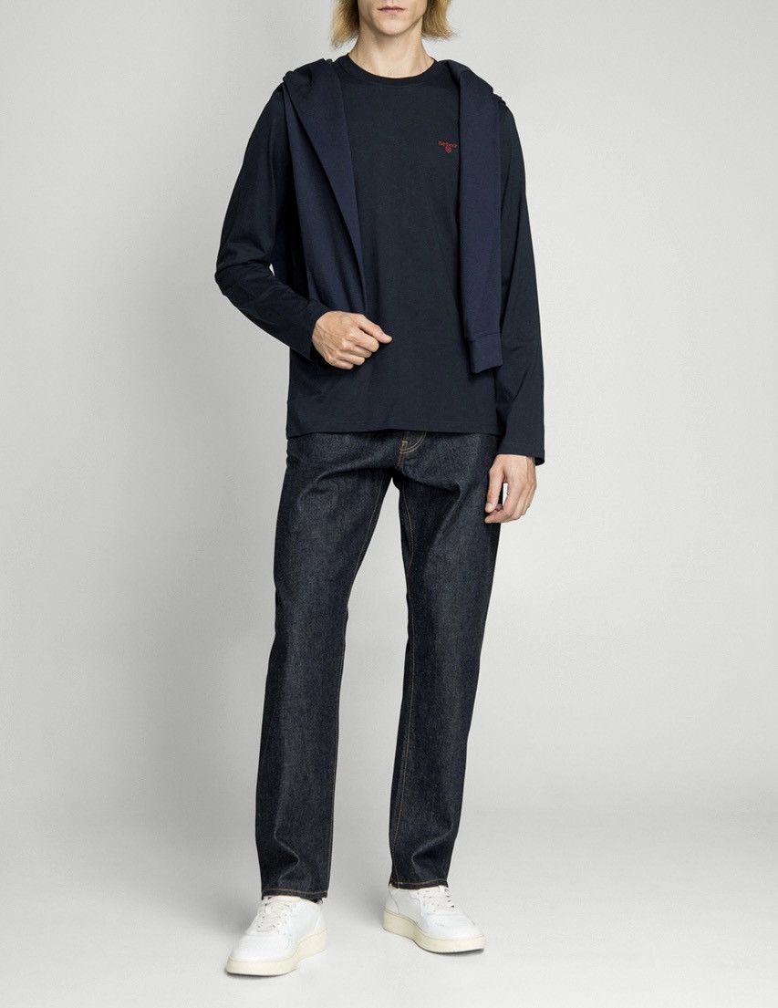 Barbour Barbour Mens Navy Blue Small Logo Long Sleeve T-Shirt Size US L / EU 52-54 / 3 - 2 Thumbnail