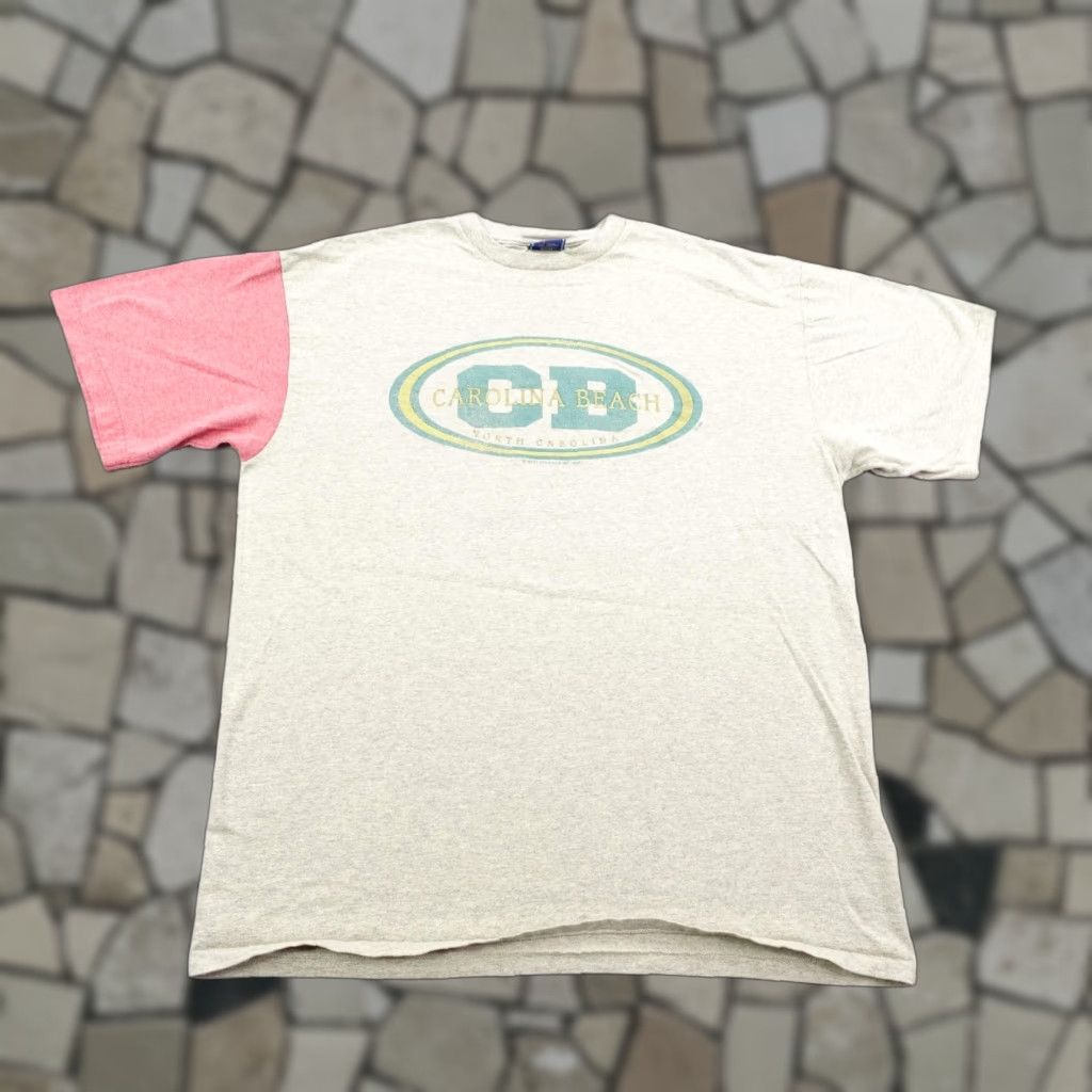 Vintage VINTAGE Carolina Beach Shirt Mens 2XL North Carolina Single Stitch 90s 1996 Tee Size US XXL / EU 58 / 5 - 1 Thumbnail