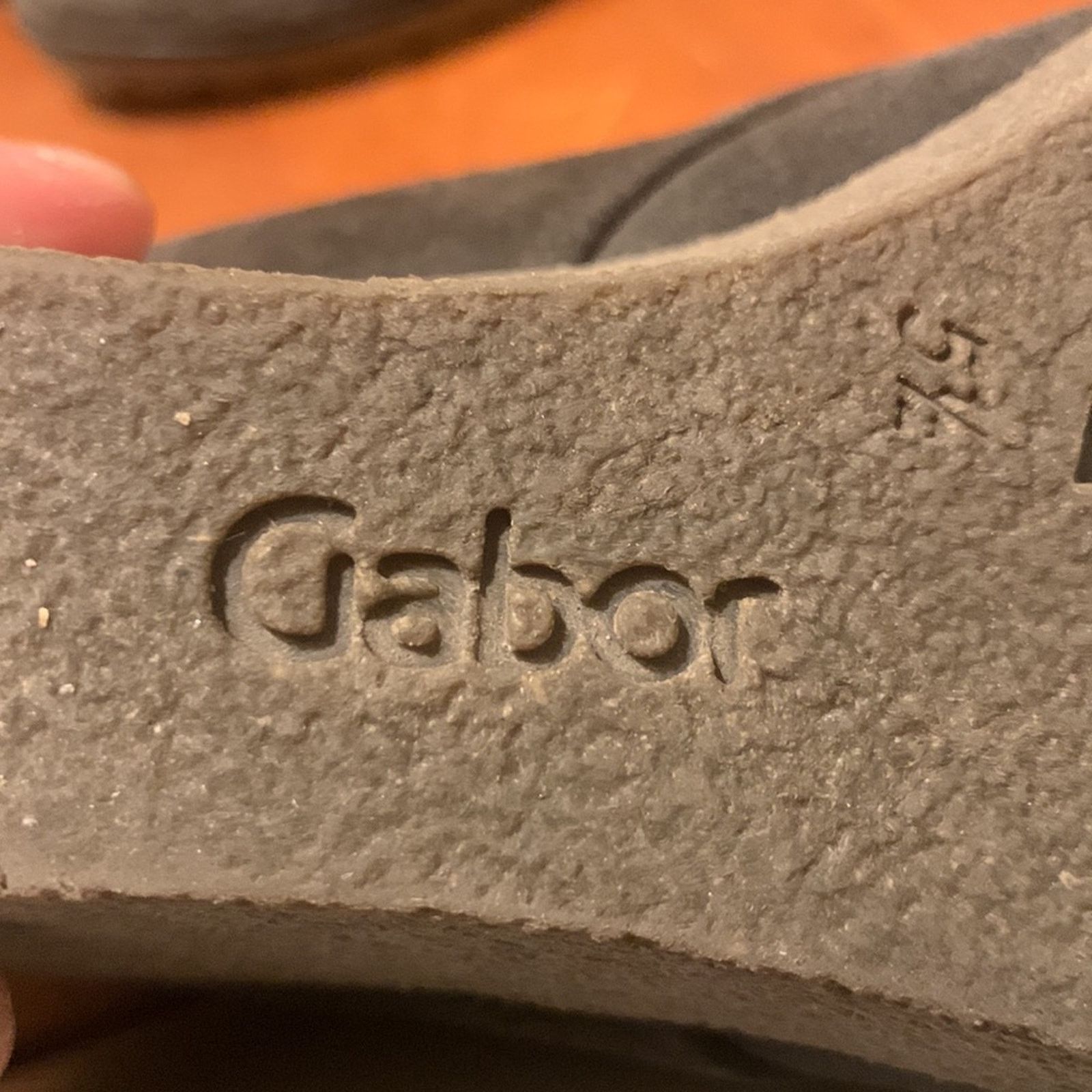 Vintage Gabor wedge suede gray laceup booties Size US 8 / IT 38 - 7 Thumbnail