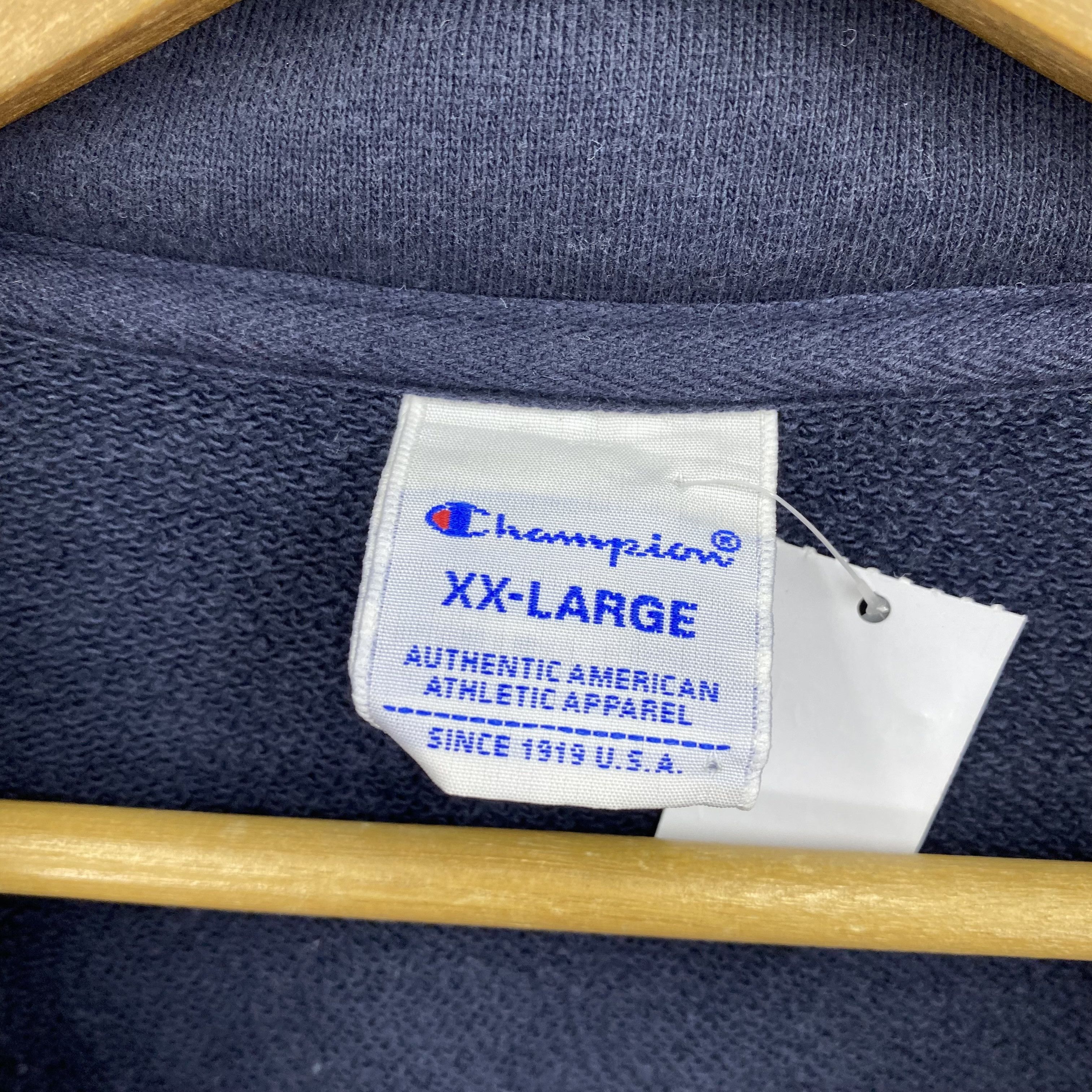 Champion Vintage 90s Champion Sweater Zipper Sweatshirt Jumper Size US M / EU 48-50 / 2 - 7 Thumbnail