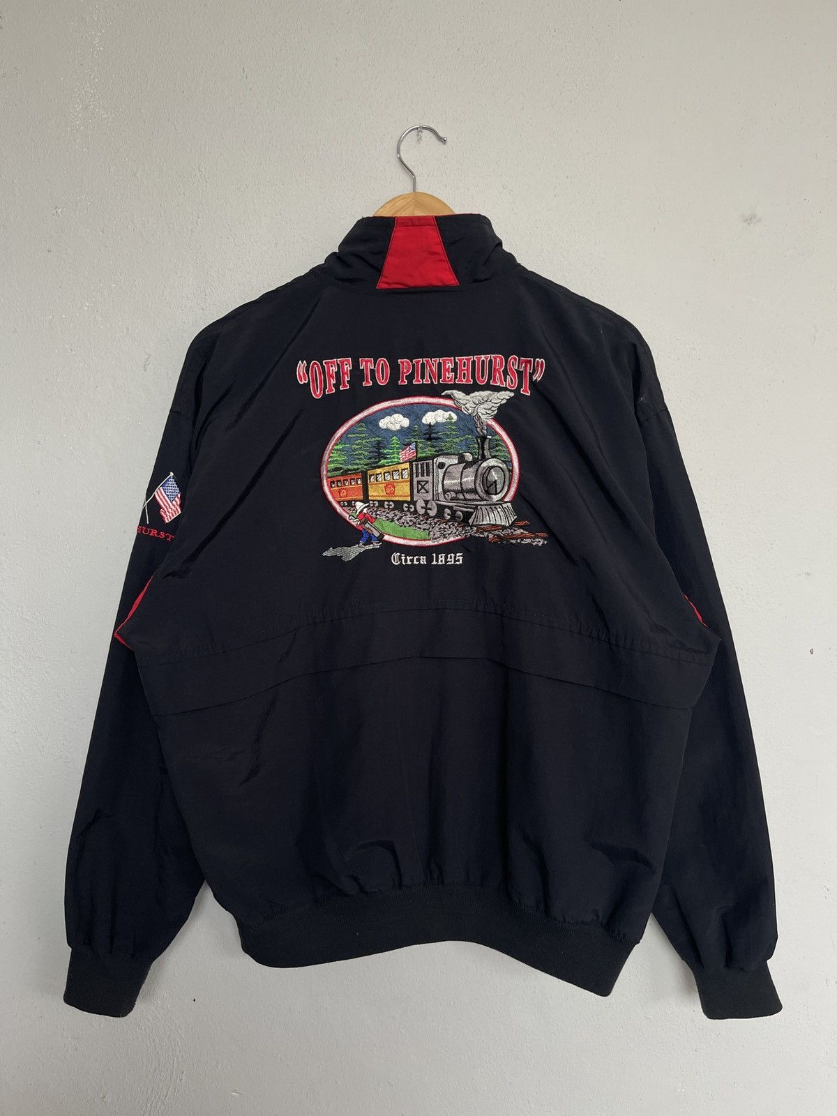Vintage Vintage Embroidered Pinehurst Train Design Size US M / EU 48-50 / 2 - 1 Thumbnail