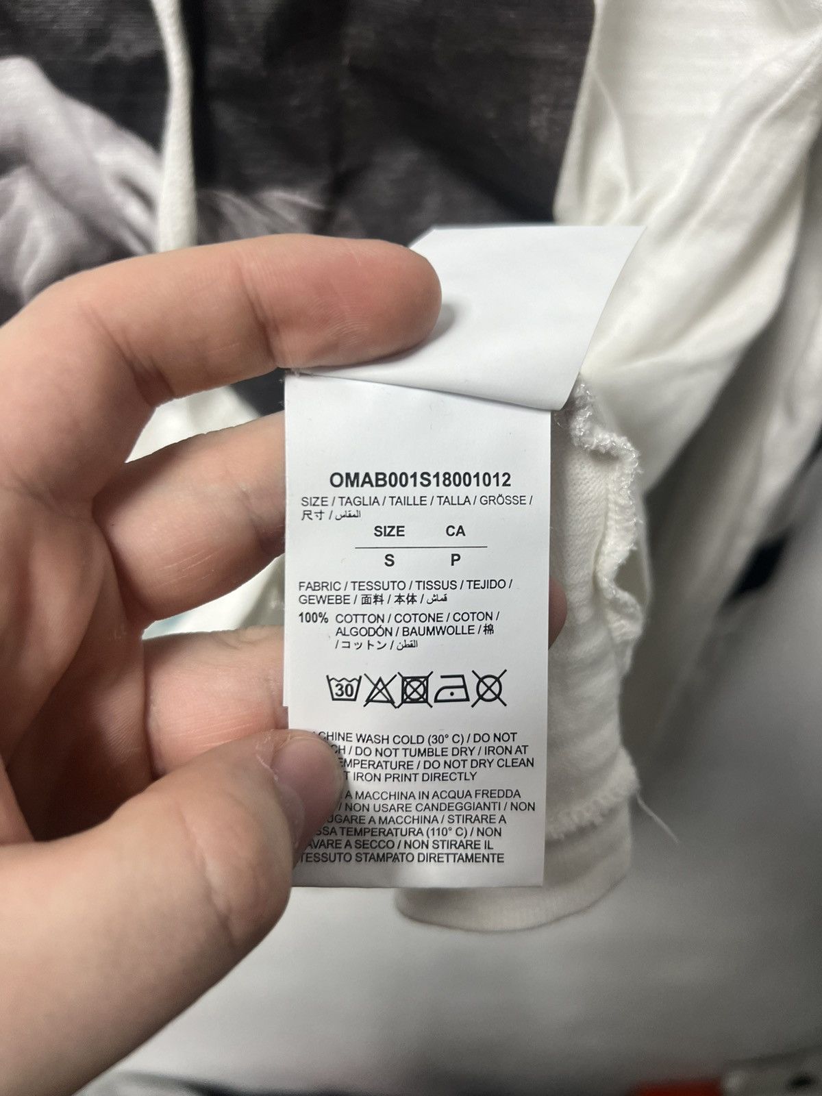 Off-White Off White Mona Lisa Long Sleeve Big Logo Mens Size US S / EU 44-46 / 1 - 11 Thumbnail