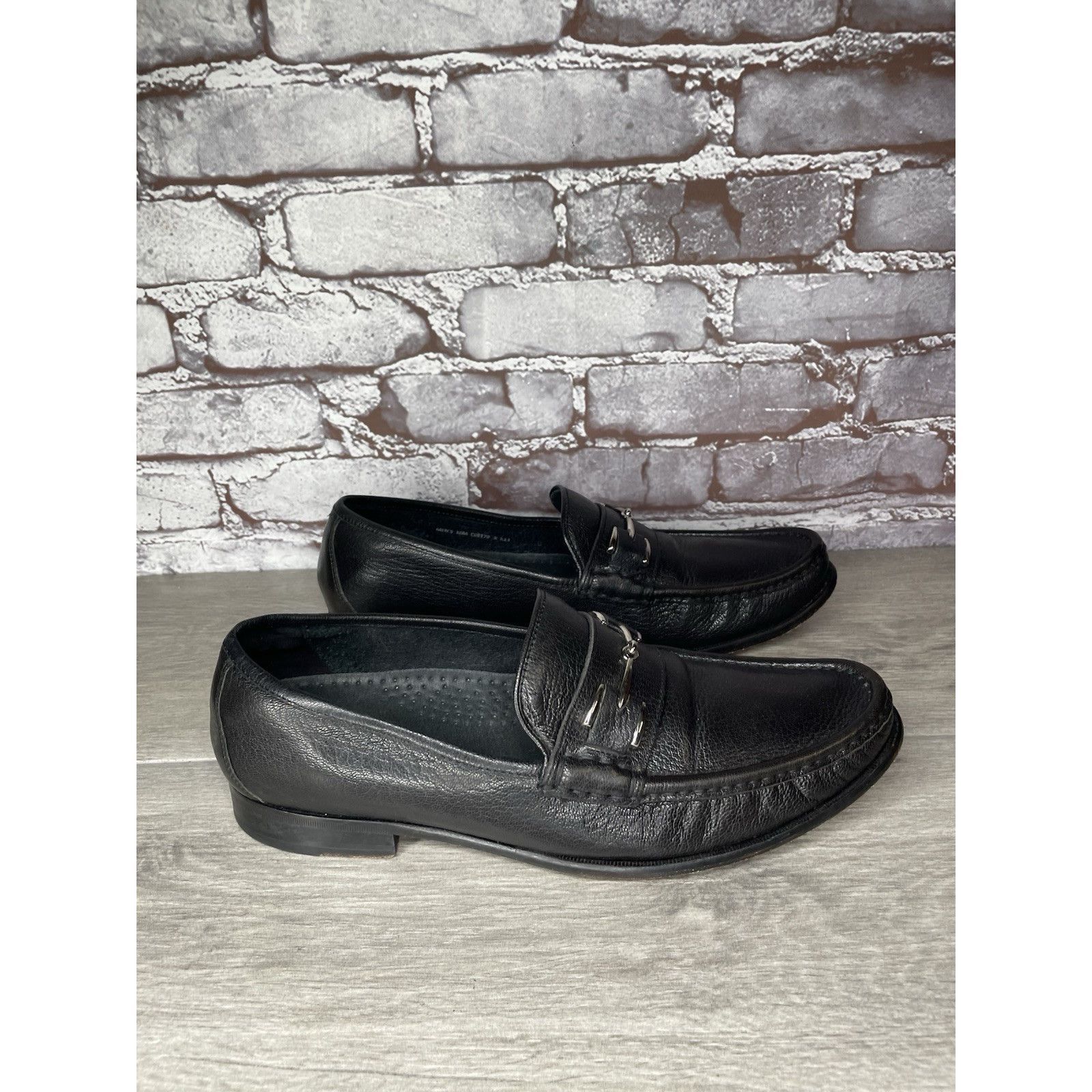 Cole Haan COLE HAAN Black Leather Air Horsebit Classic Loafers Dress M Size US 10 / EU 43 - 4 Thumbnail