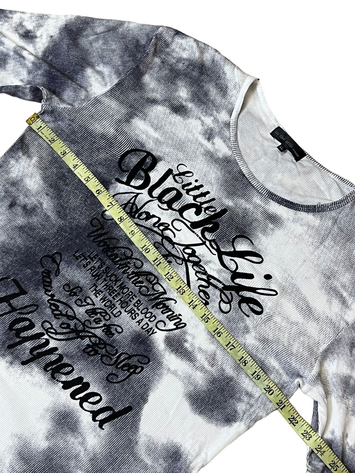 In The Attic ARCHIVE “IN THE ATTIC” HOMME LITTLE BLACK LIFE L/S TEE SHIRT Size US L / EU 52-54 / 3 - 6 Thumbnail