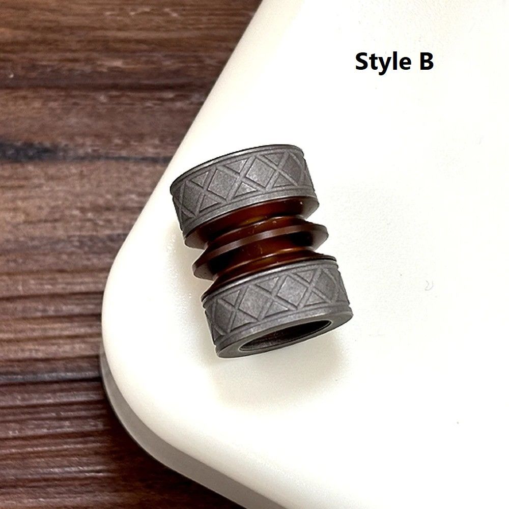 Other Titanium PEI Knife Beads Paracord Bead EDC Zipper Charms Size ONE SIZE - 6 Thumbnail
