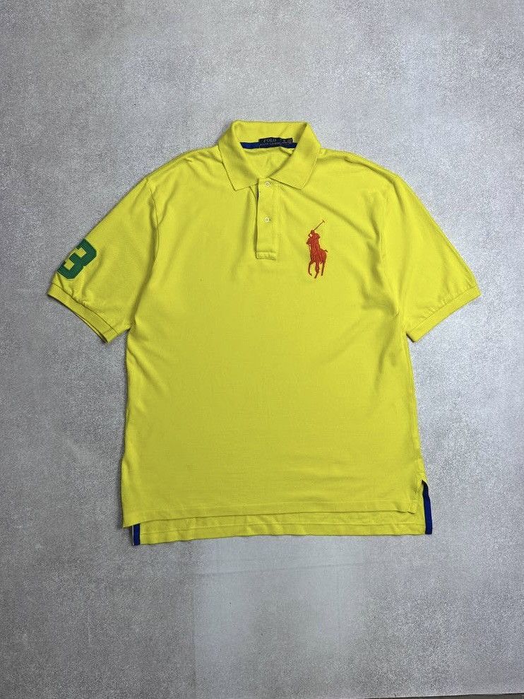 Polo Ralph Lauren Vintage Polo Ralph Lauren Chief Keef Style Brazil Polo Shirt Size US XL / EU 56 / 4 - 1 Thumbnail