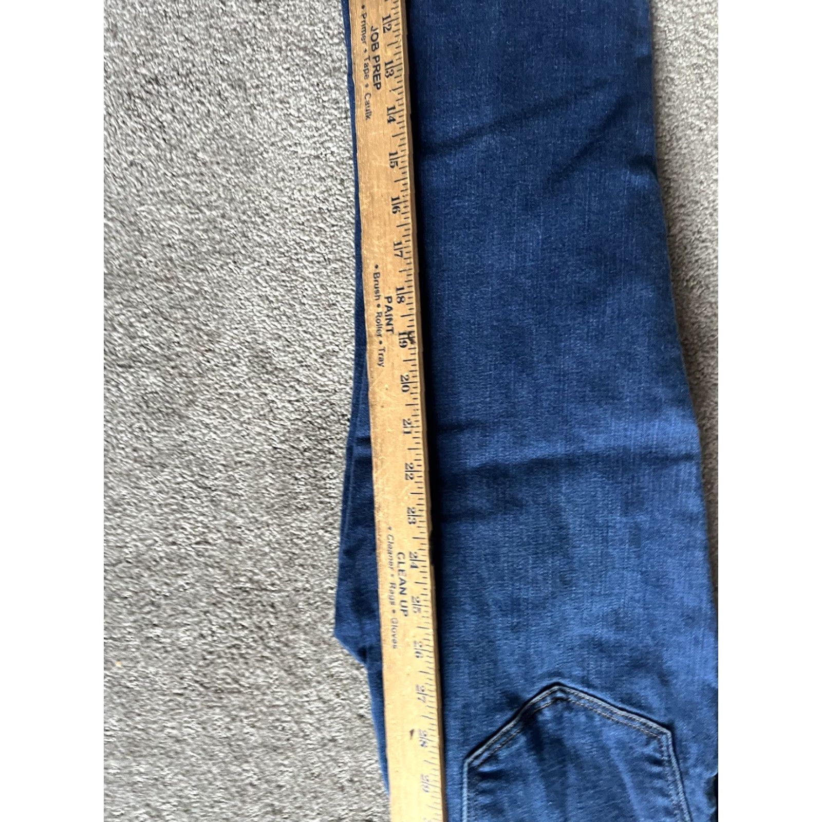 Madewell Madewell Jeans Dark Wash Skinny 9" Mid-Rise Womens Size 27 Casual Collegiate Blue Size 27" / US 4 / IT 40 - 8 Thumbnail