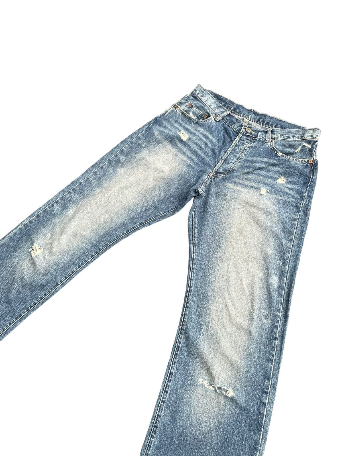 If Six Was Nine Press Clothing Distresed Denim Size US 33 - 2 Thumbnail