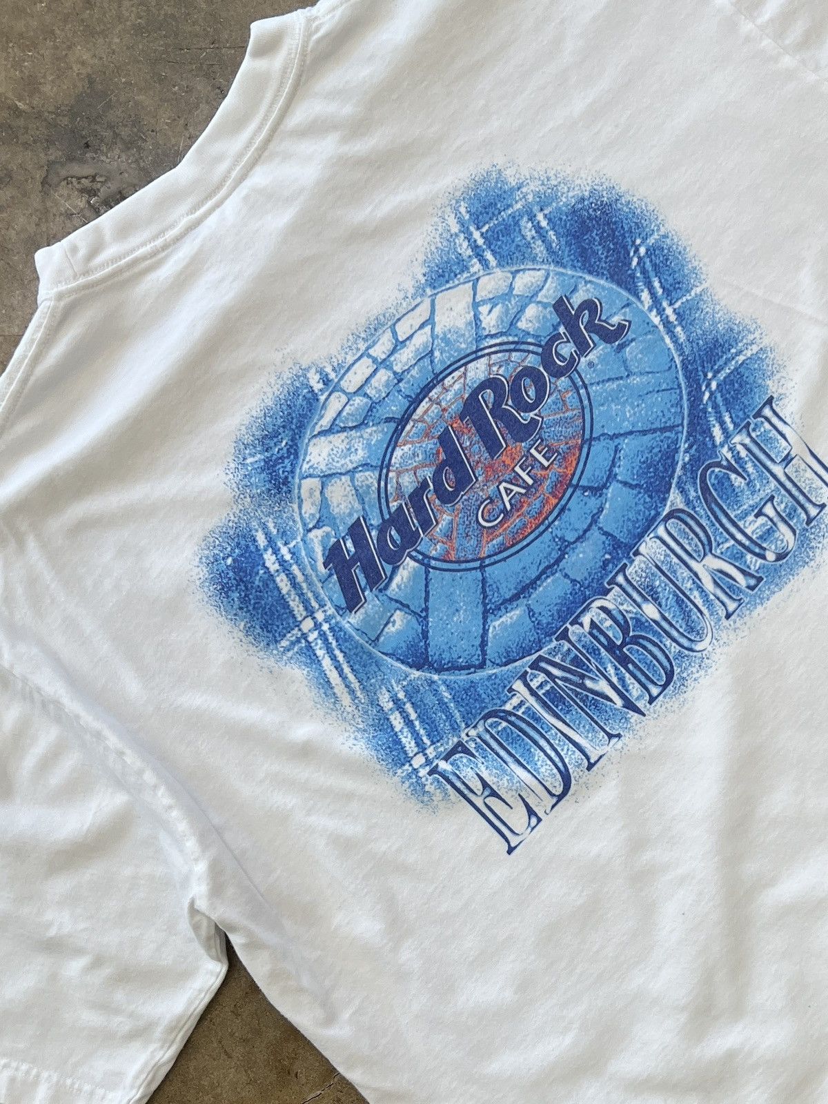 Hard Rock Cafe Vintage Hard Rock Cafe Edinburgh Vacation Tee XL Size US XL / EU 56 / 4 - 1 Thumbnail