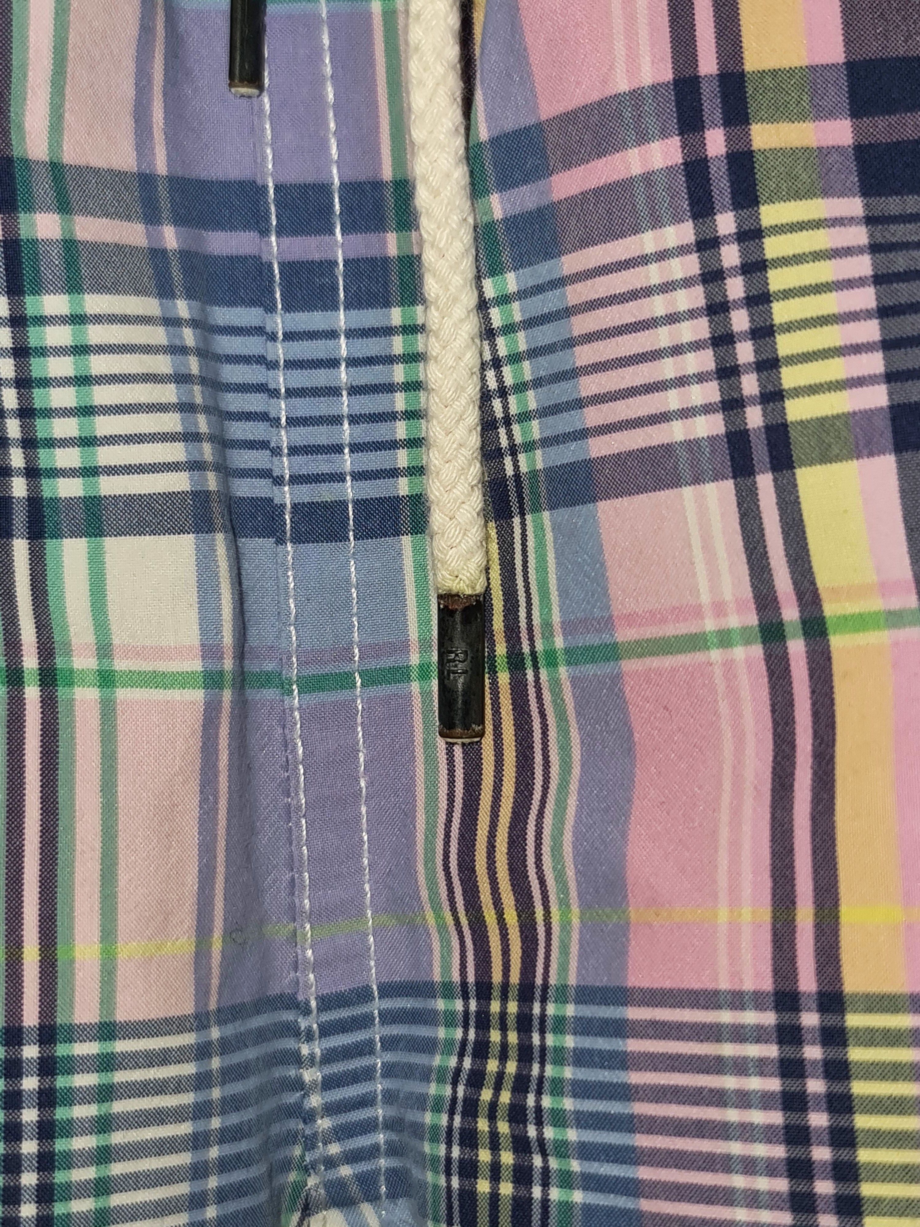 Polo Ralph Lauren 90s Vintage Polo Ralph Lauren Check Striped Swim Short Size US 34 / EU 50 - 5 Thumbnail