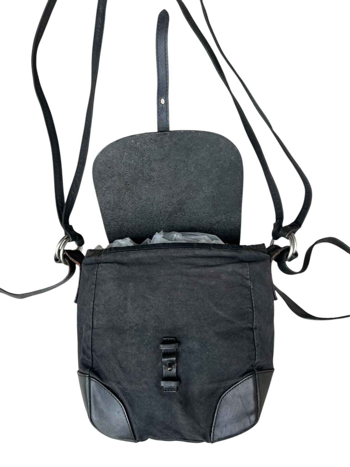 Leather × Yohji Yamamoto 2004 Yohji Yamamoto Y’s Leather Bag Size ONE SIZE - 6 Thumbnail