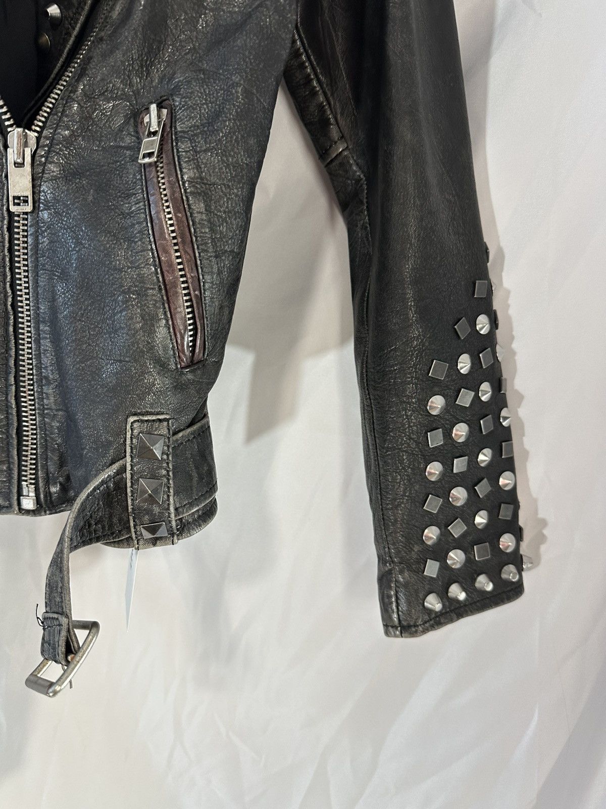Diesel Diesel Leather Biker Jacket Size M / US 6-8 / IT 42-44 - 4 Thumbnail