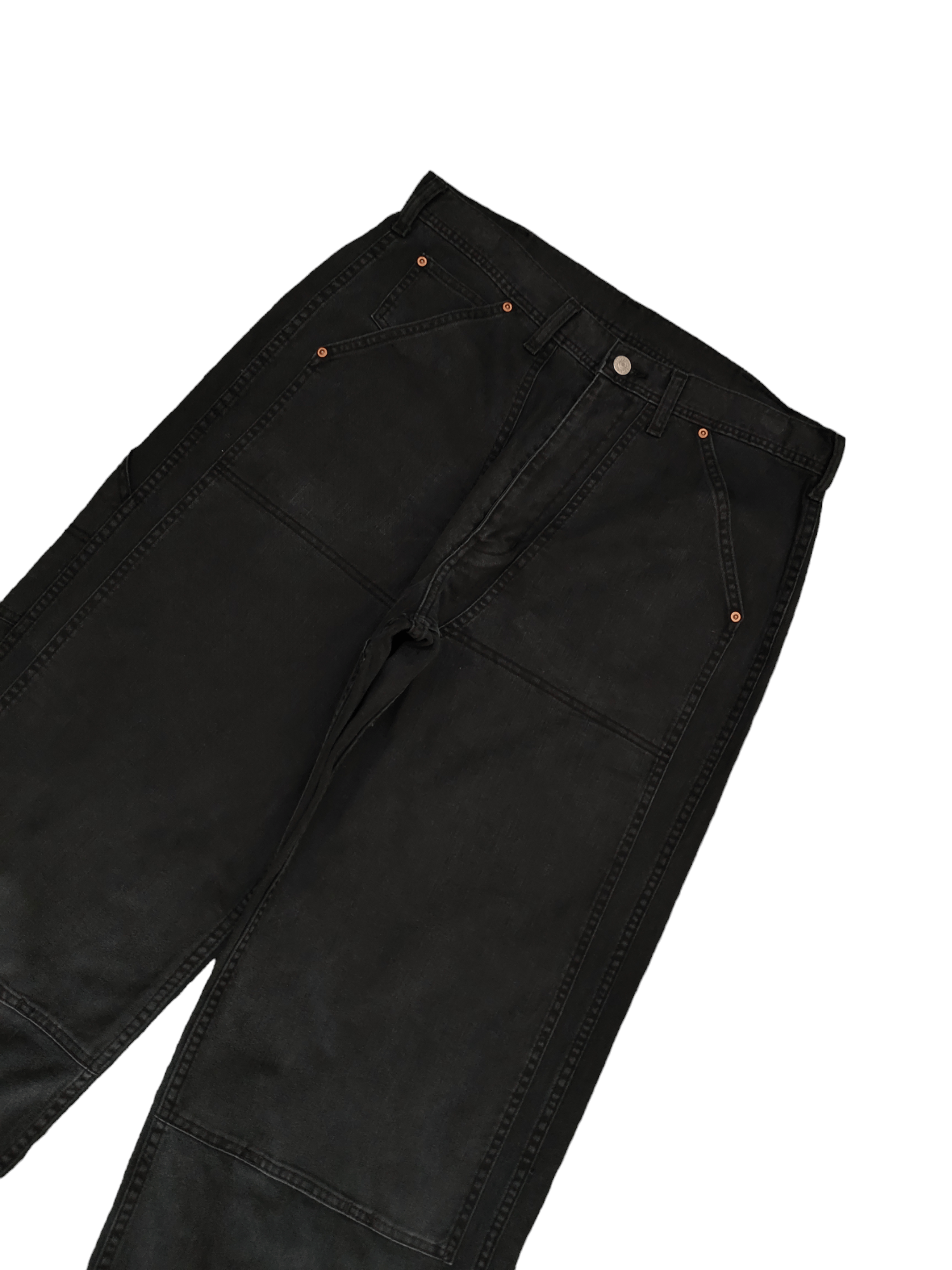 Kapital 1990s Bobson Double Knee Baggy Denim Pants Wide Leg Jnco Size US 33 - 5 Thumbnail