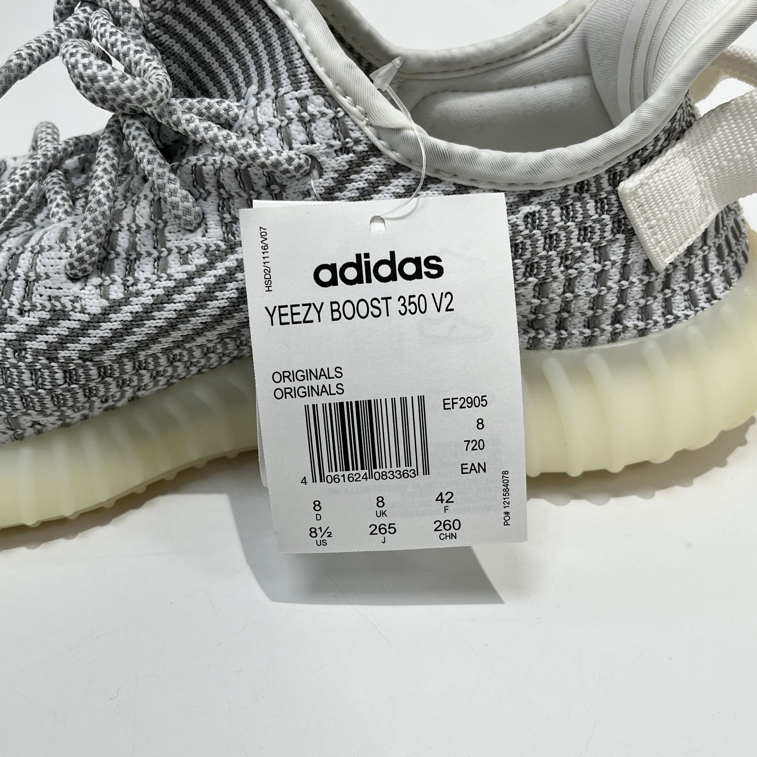 Adidas Adidas Yeezy Boost 350 V2 Static (Non-Reflective) Size US 8.5 / EU 41-42 - 8 Thumbnail